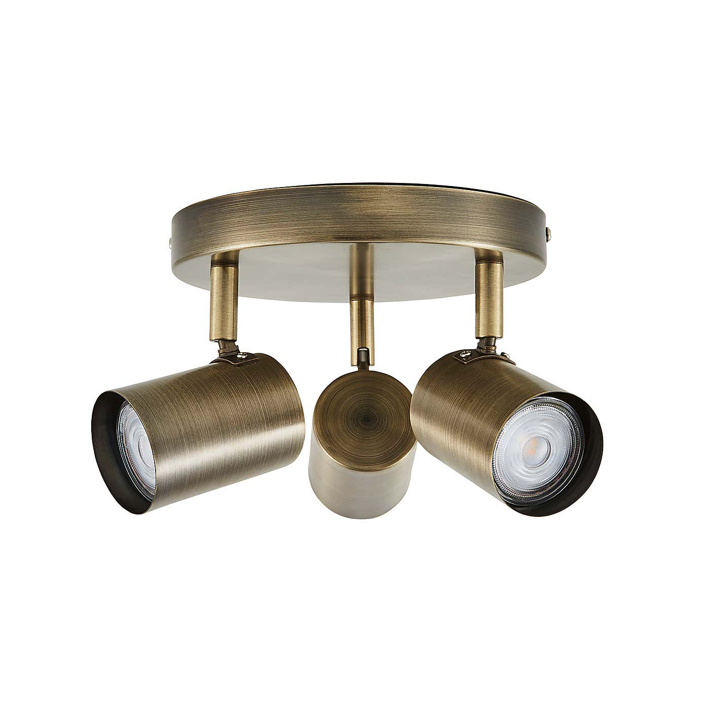 Newark 3 Light Antique Bronze Spotlight