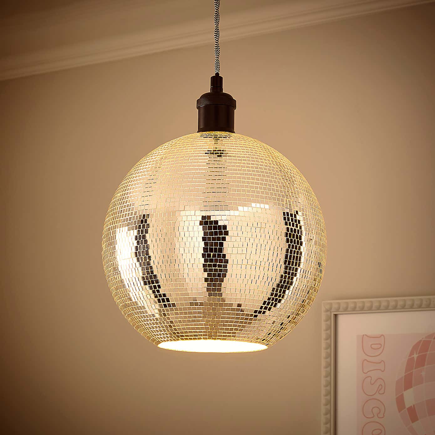 Disco Ball Easy Fit Pendant Shade