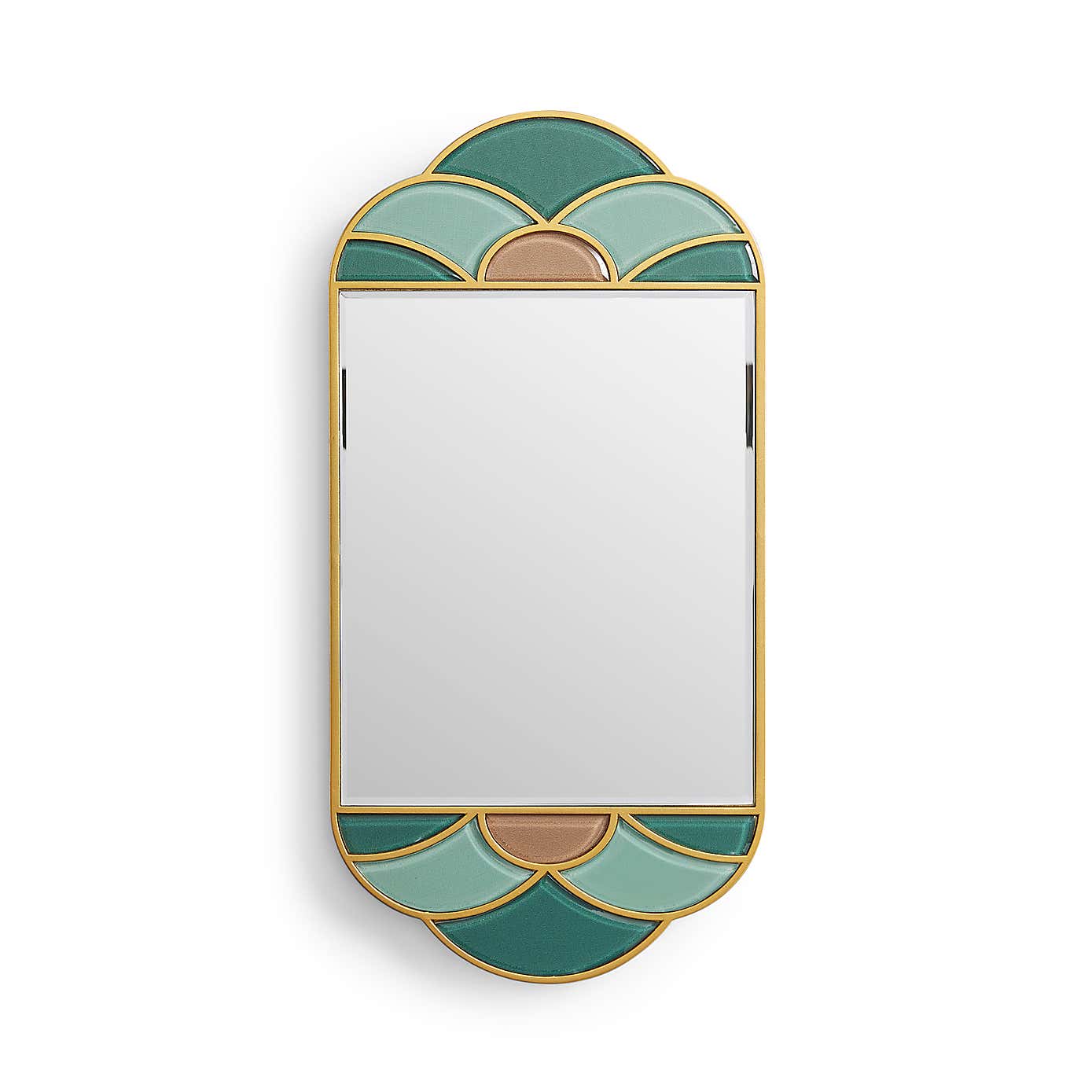New Nouveau Oval Wall Mirror
