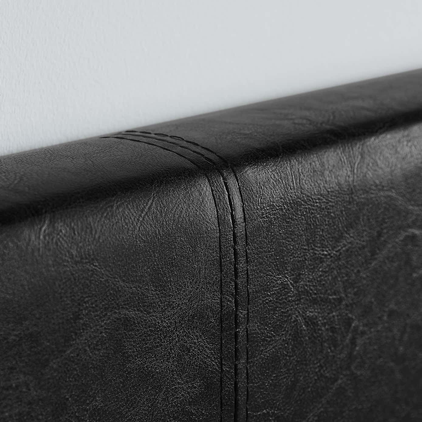 Berlin Faux Leather Ottoman Bed Frame