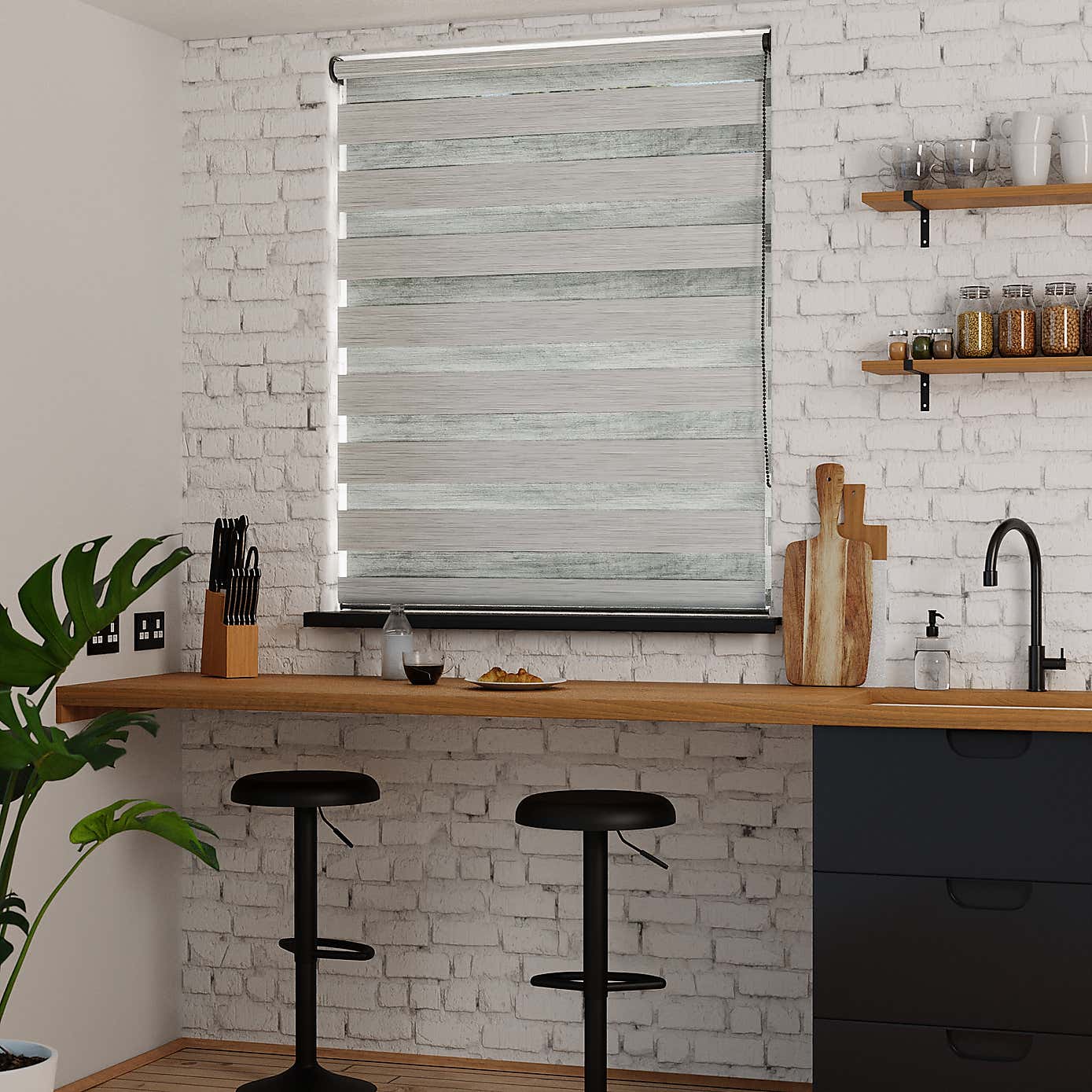 Stria Day and Night Roller Blind