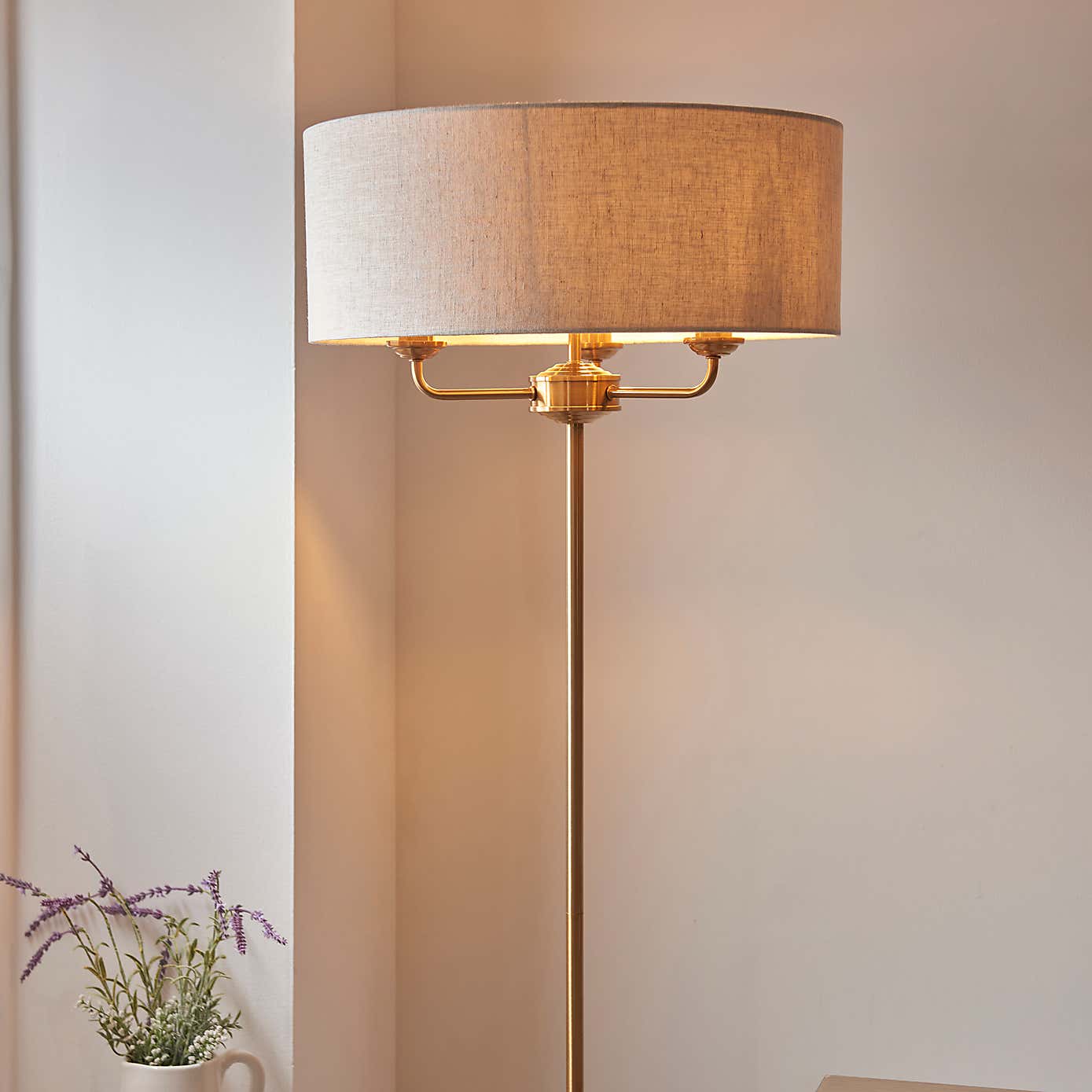 Vogue Sandringham 3 Light Floor Lamp