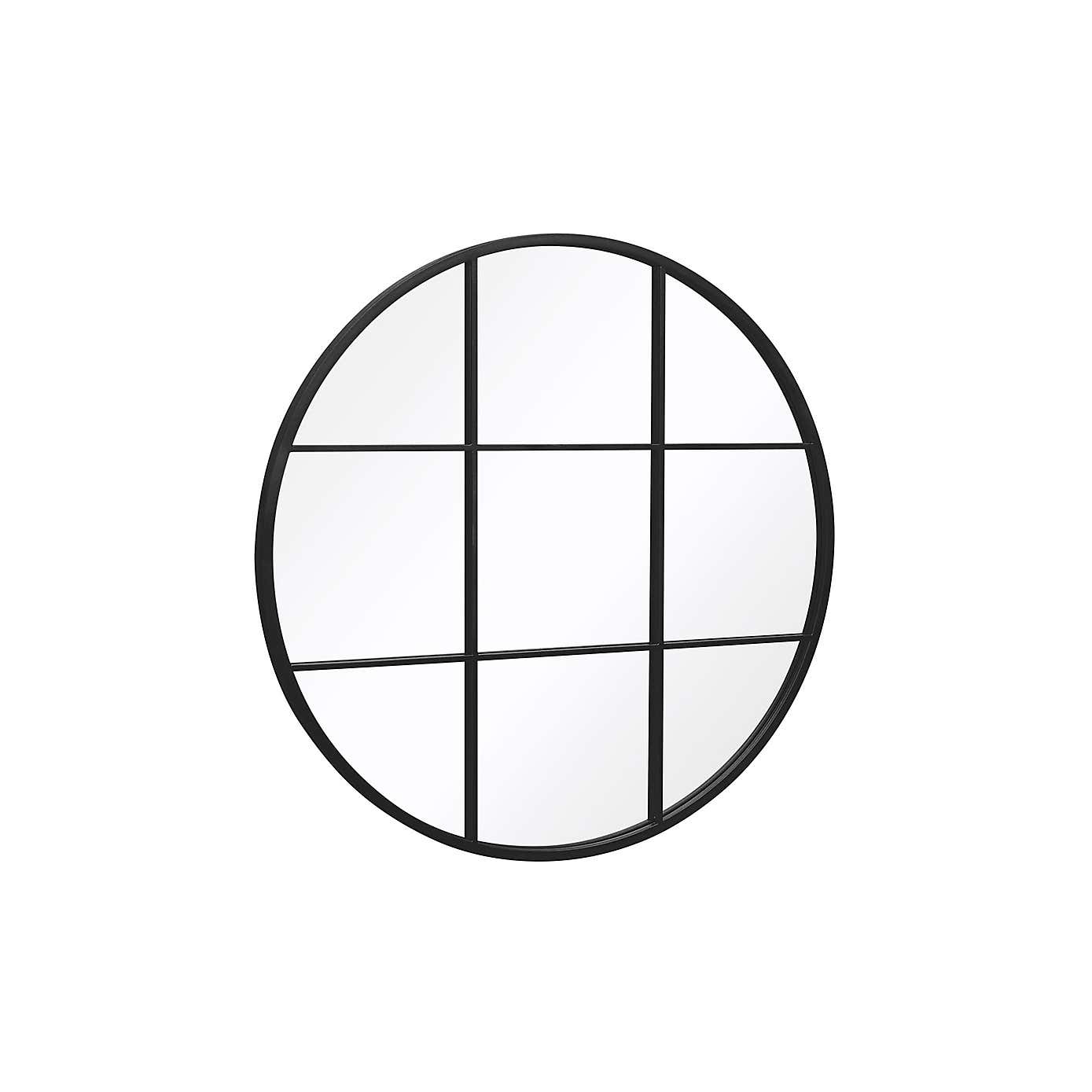 Circulus Window Round Indoor Outdoor Wall Mirror