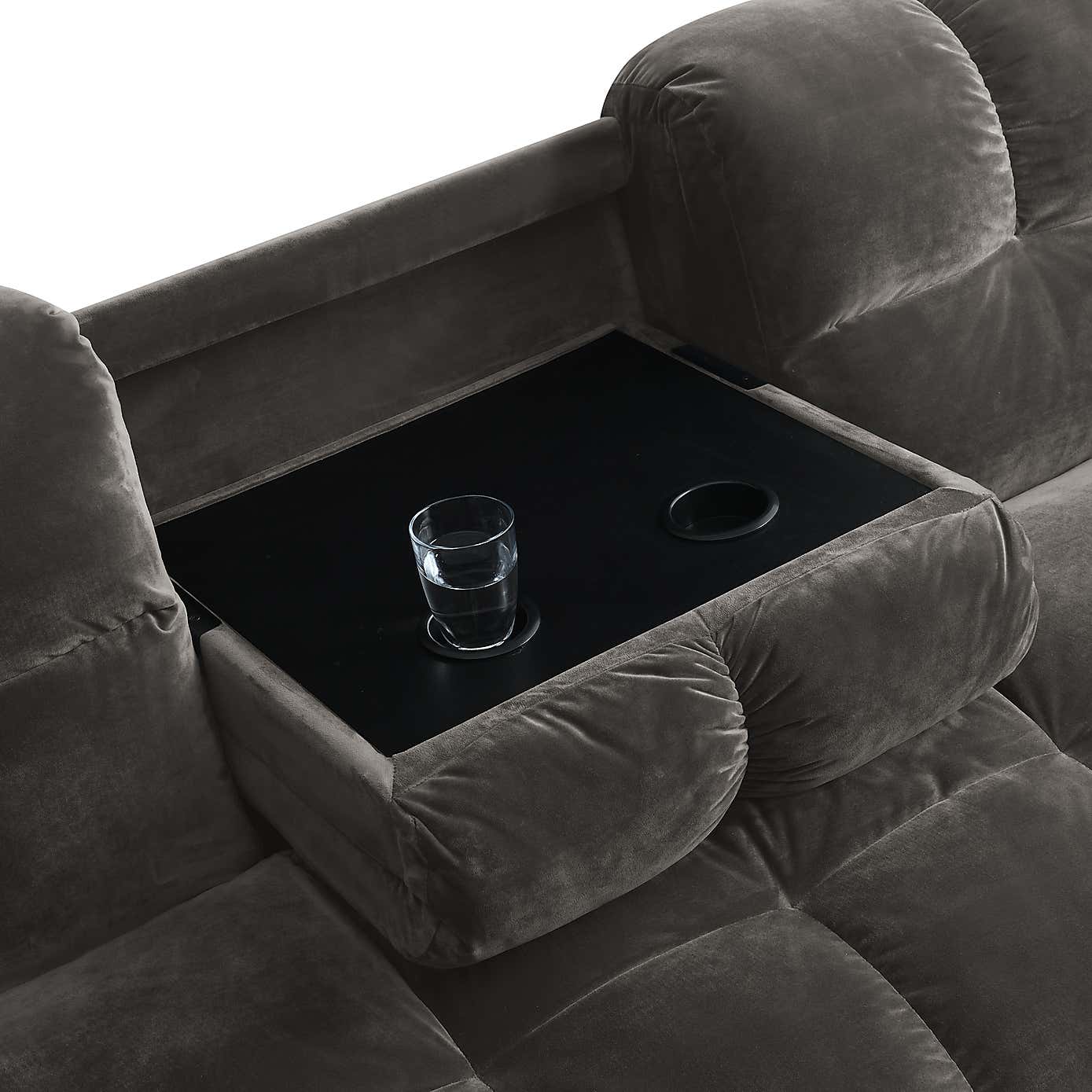 Margo Velvet with Storage Double Sofa Bed