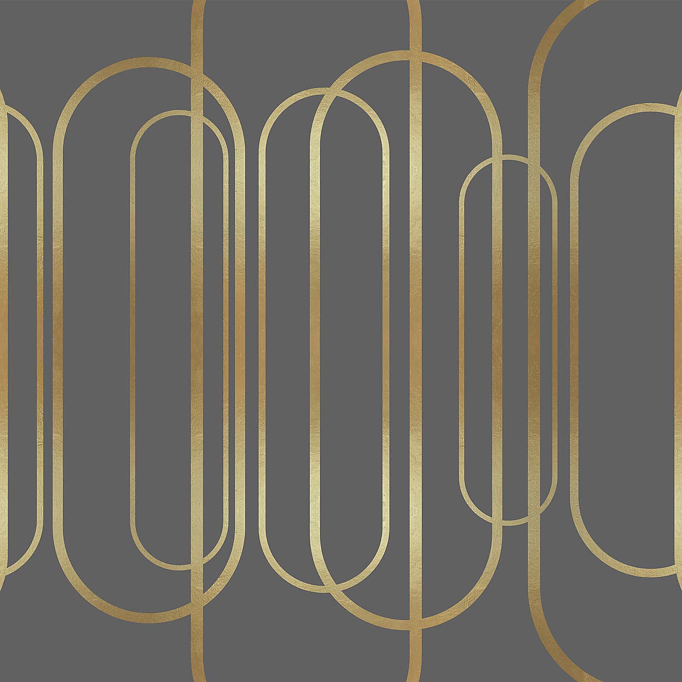 Deco Arches Grey Mural