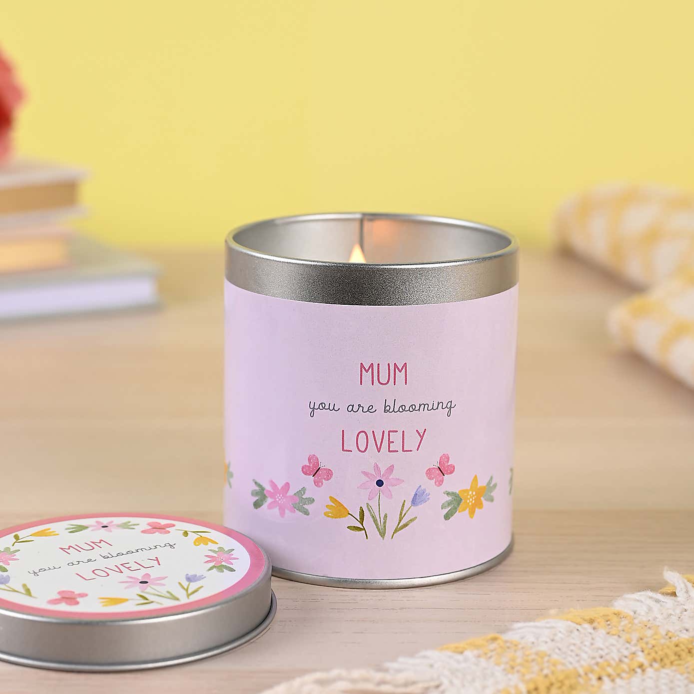 Berry Mum Tin Candle