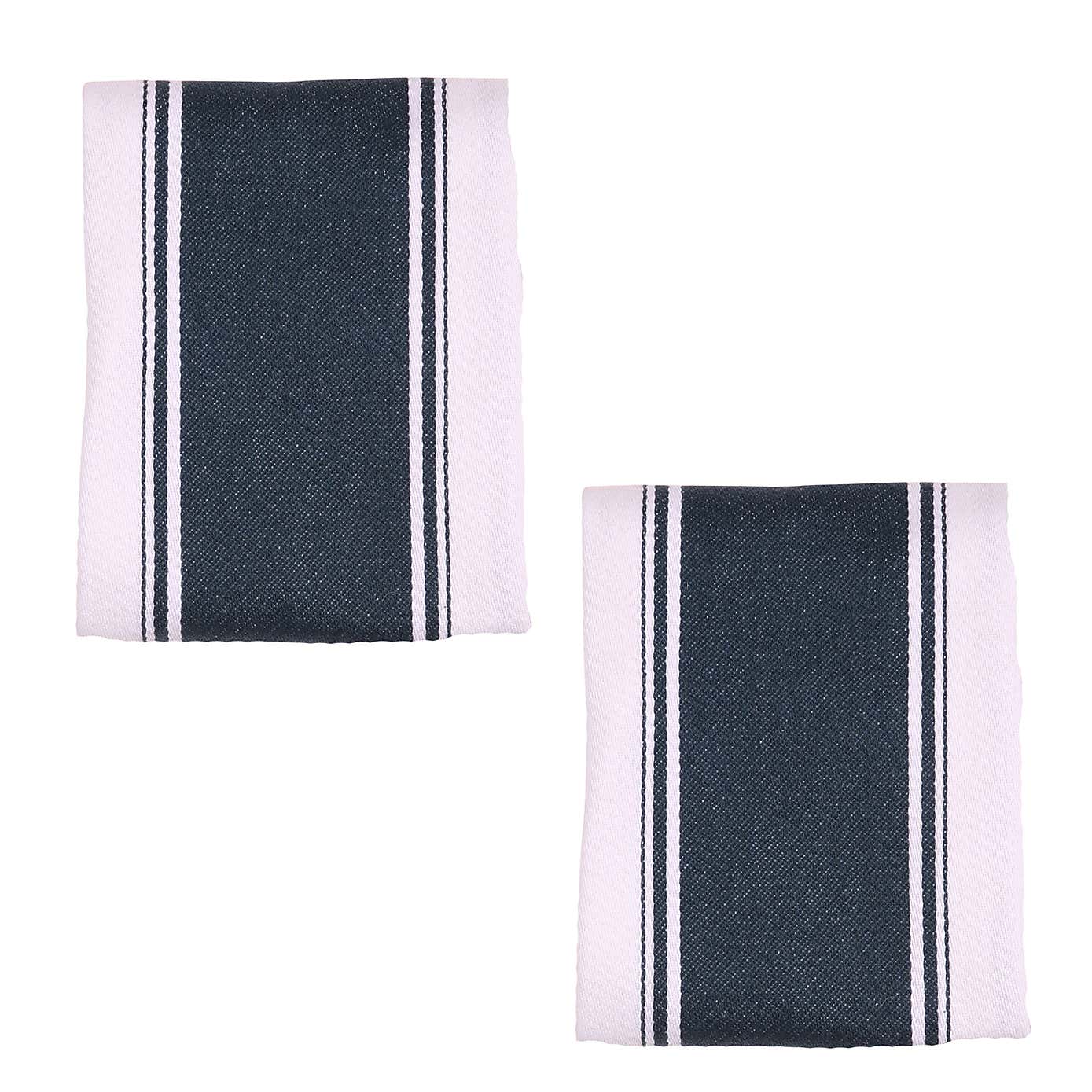 Dexam Set of 2 Love Colour Striped Tea Towels