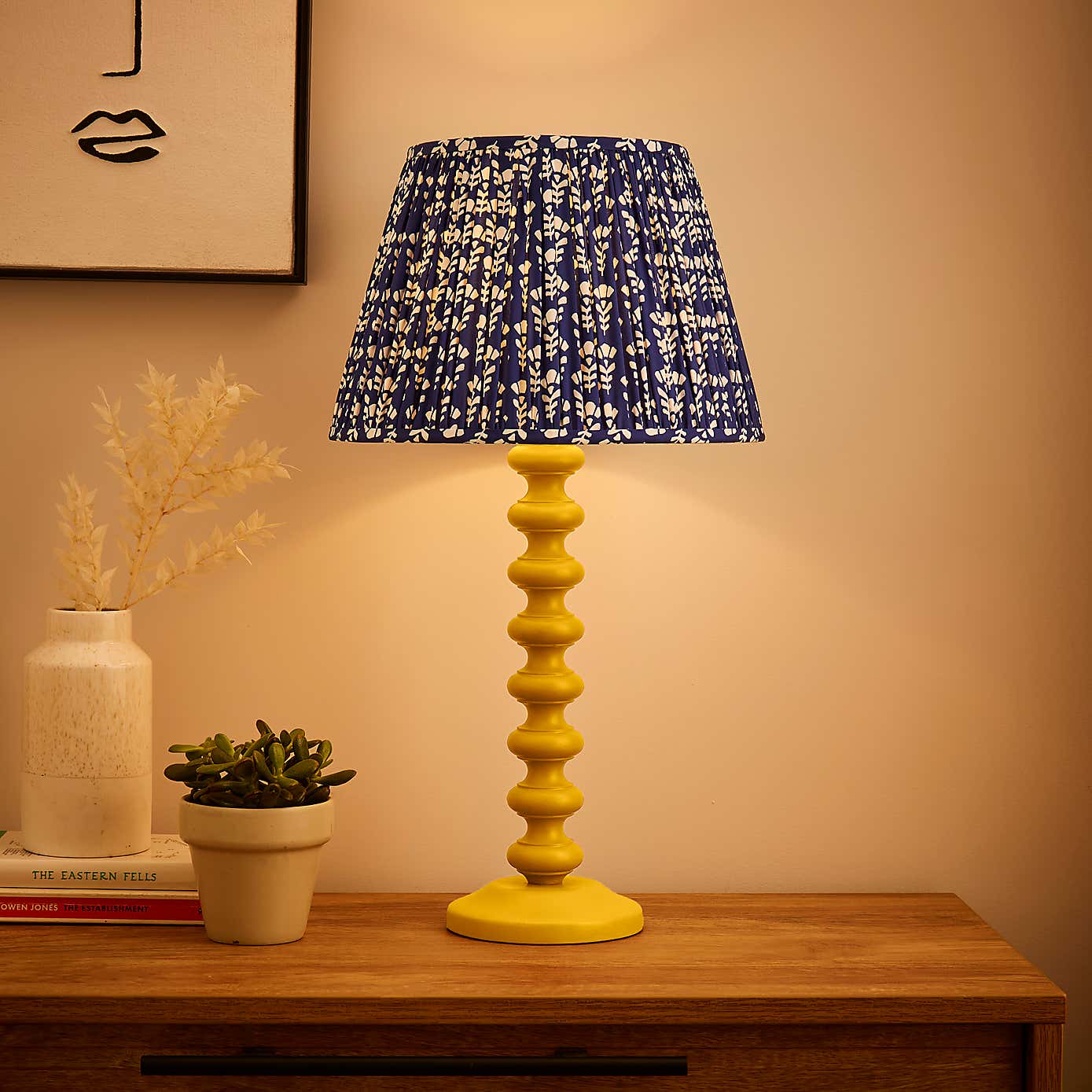 Joyce Conical Classic Blue Lamp Shade