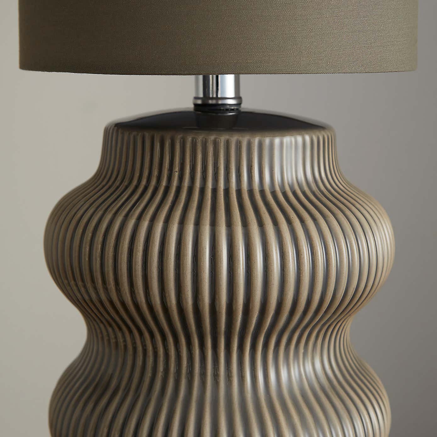 Pippin Ribbed Ceramic Table Lamp