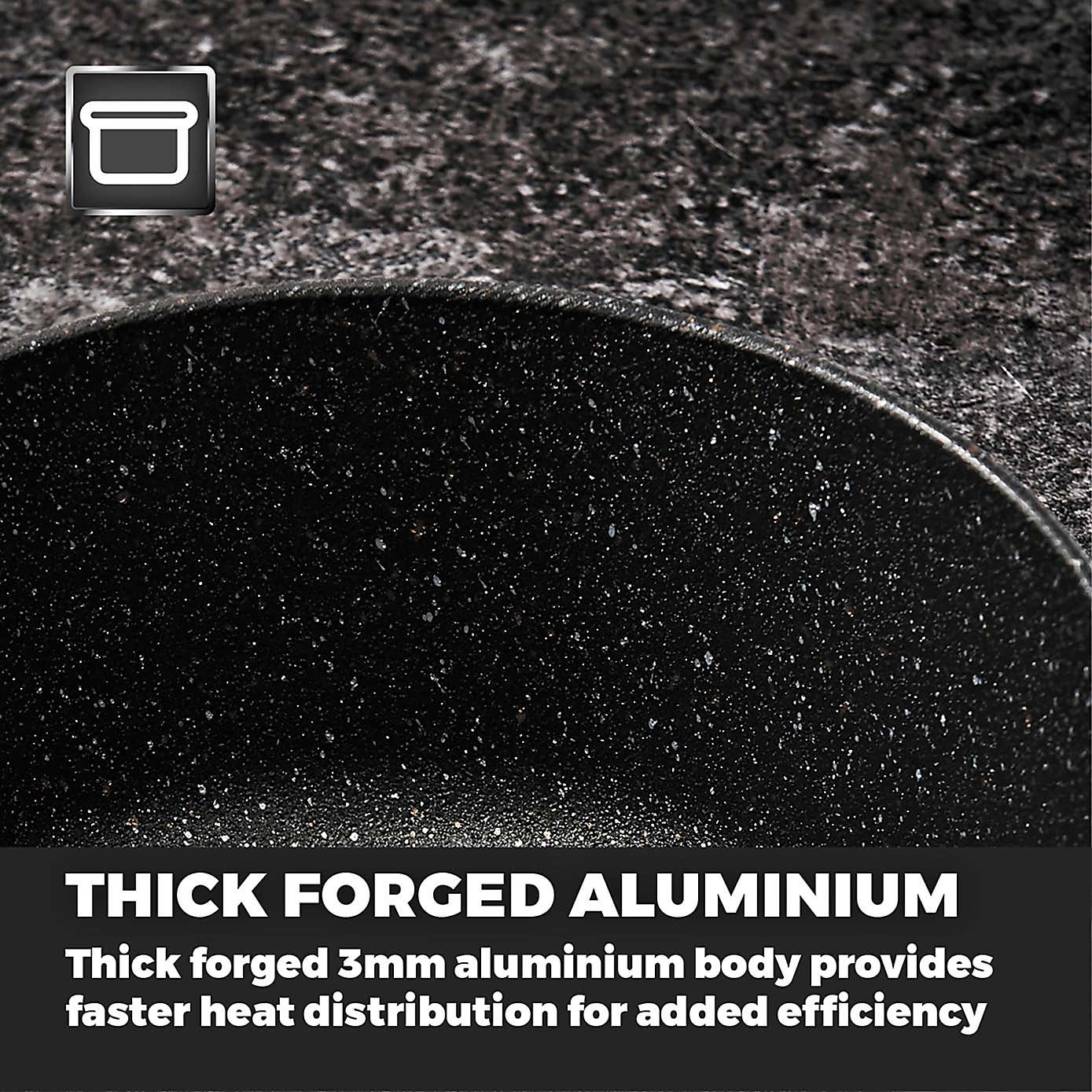 Tower Precision Non-Stick Aluminium 3 Piece Saucepan Set