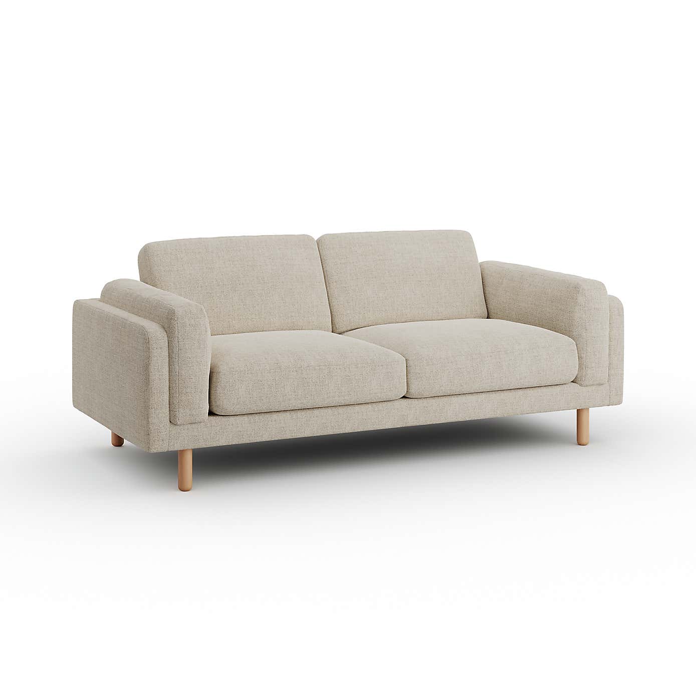 Newton Chunky Tonal Weave 3 Seater Sofa