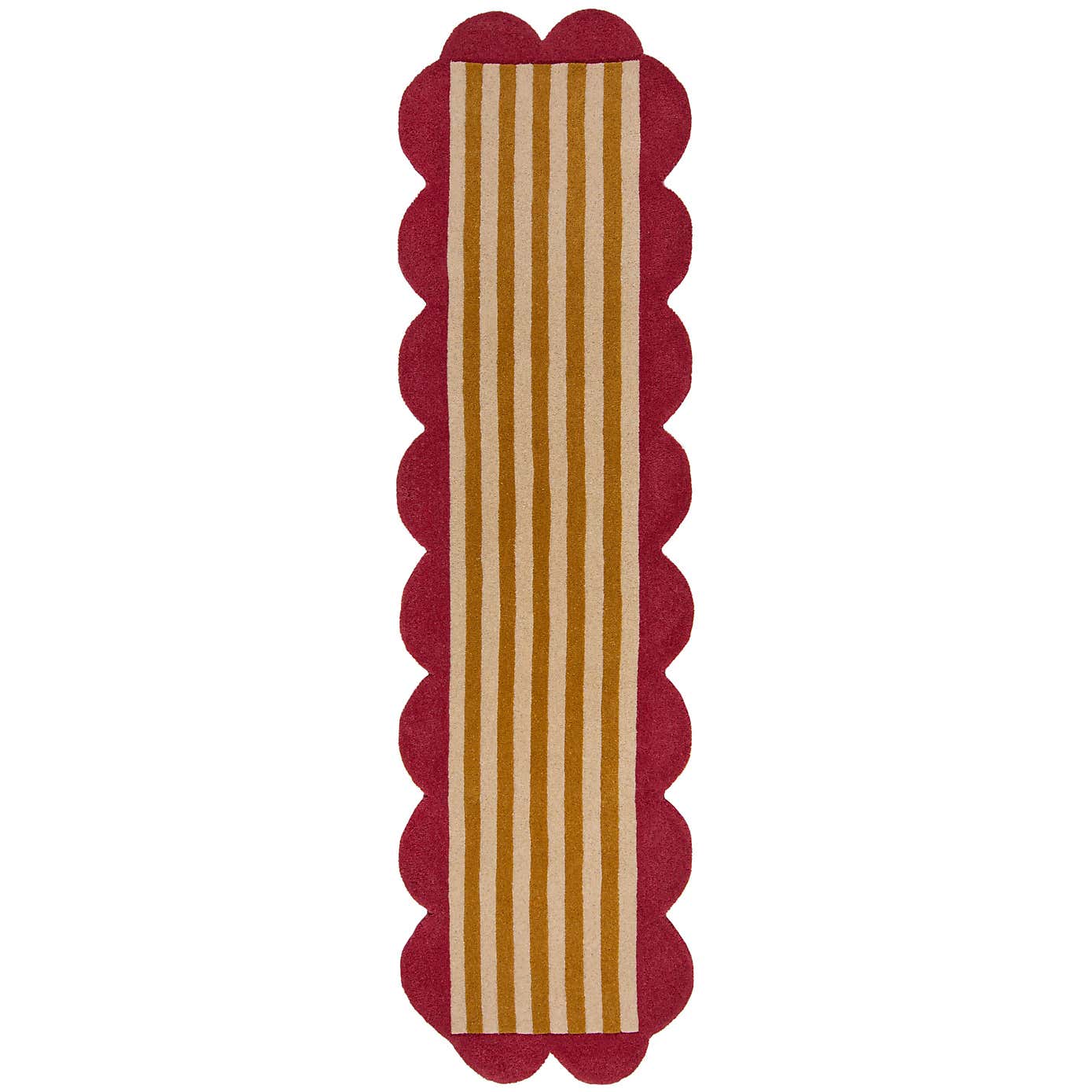 Milo Scallop Wool Runner