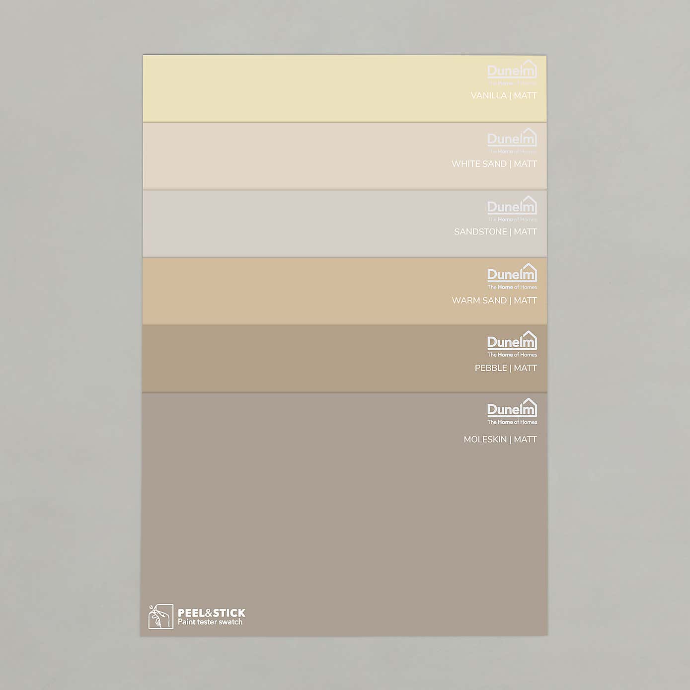 Matte Natural Paint Sample Bundle