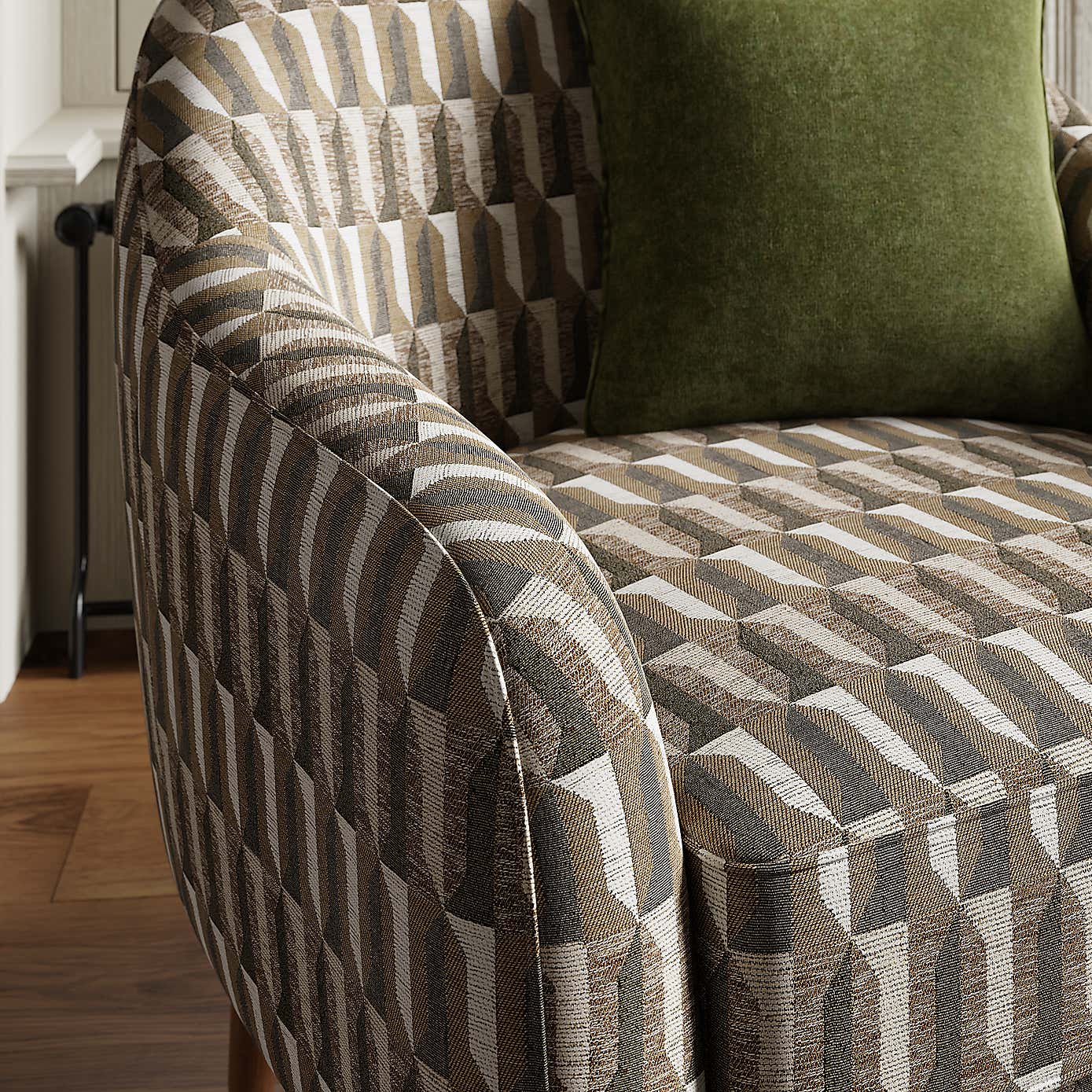 Kaspar Regents Jacquard Tub Chair