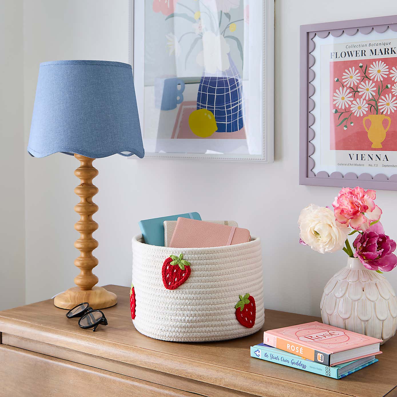 Fruit Rope Strawberry Basket