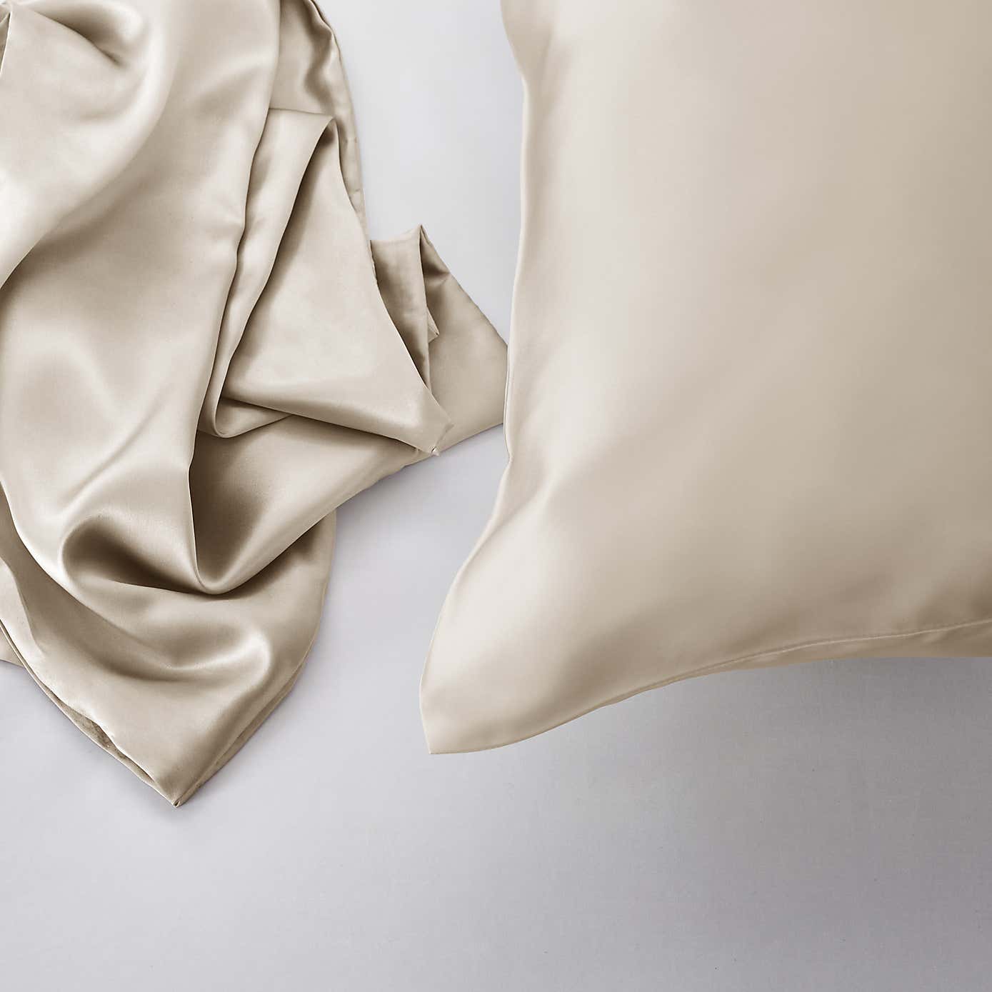 Dorma Champagne Silk Pillowcase