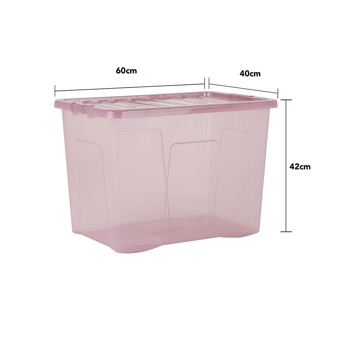 Wham Crystal Set of 4 Storage Boxes & Lids
