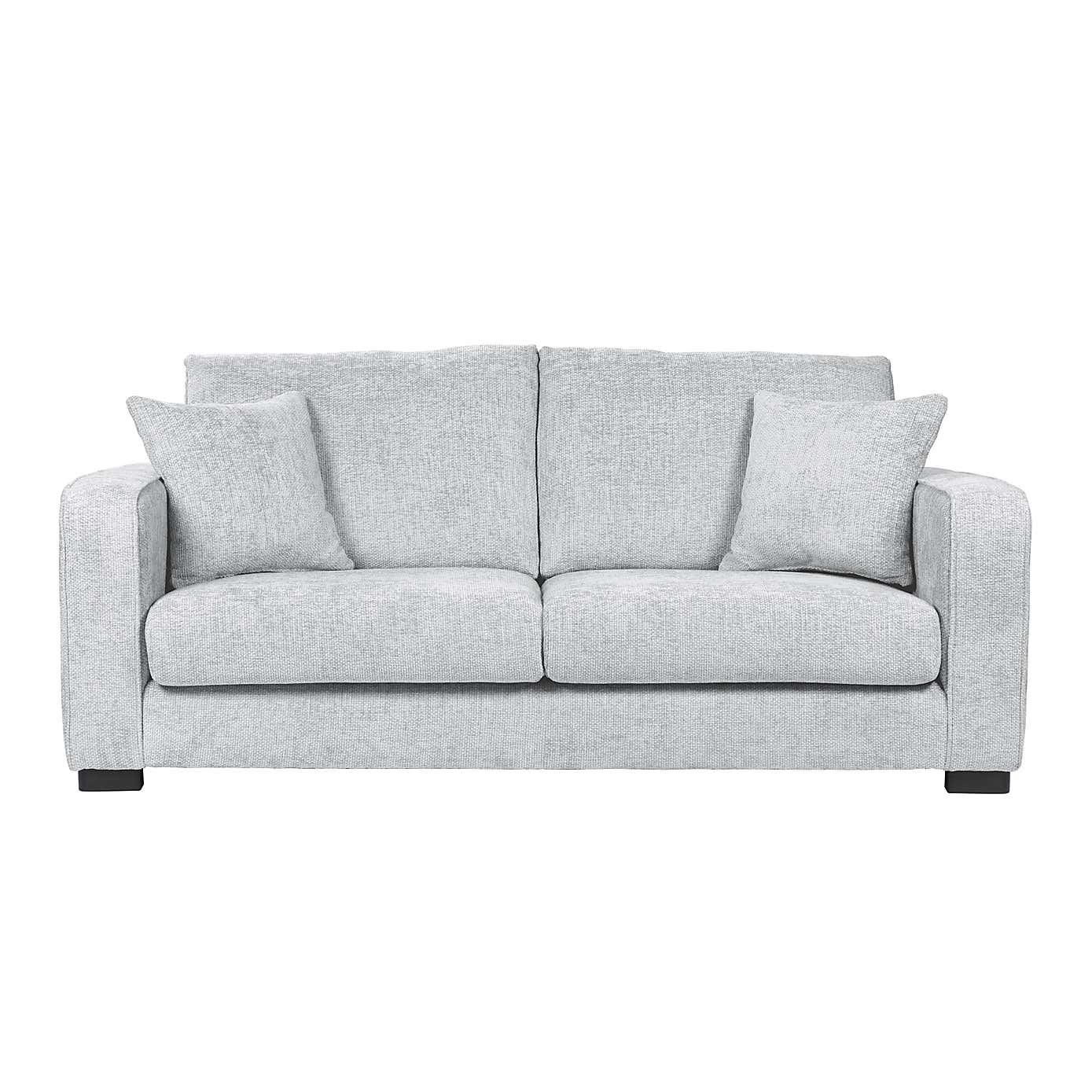 Carson Chunky Chenille 3 Seater Sofa