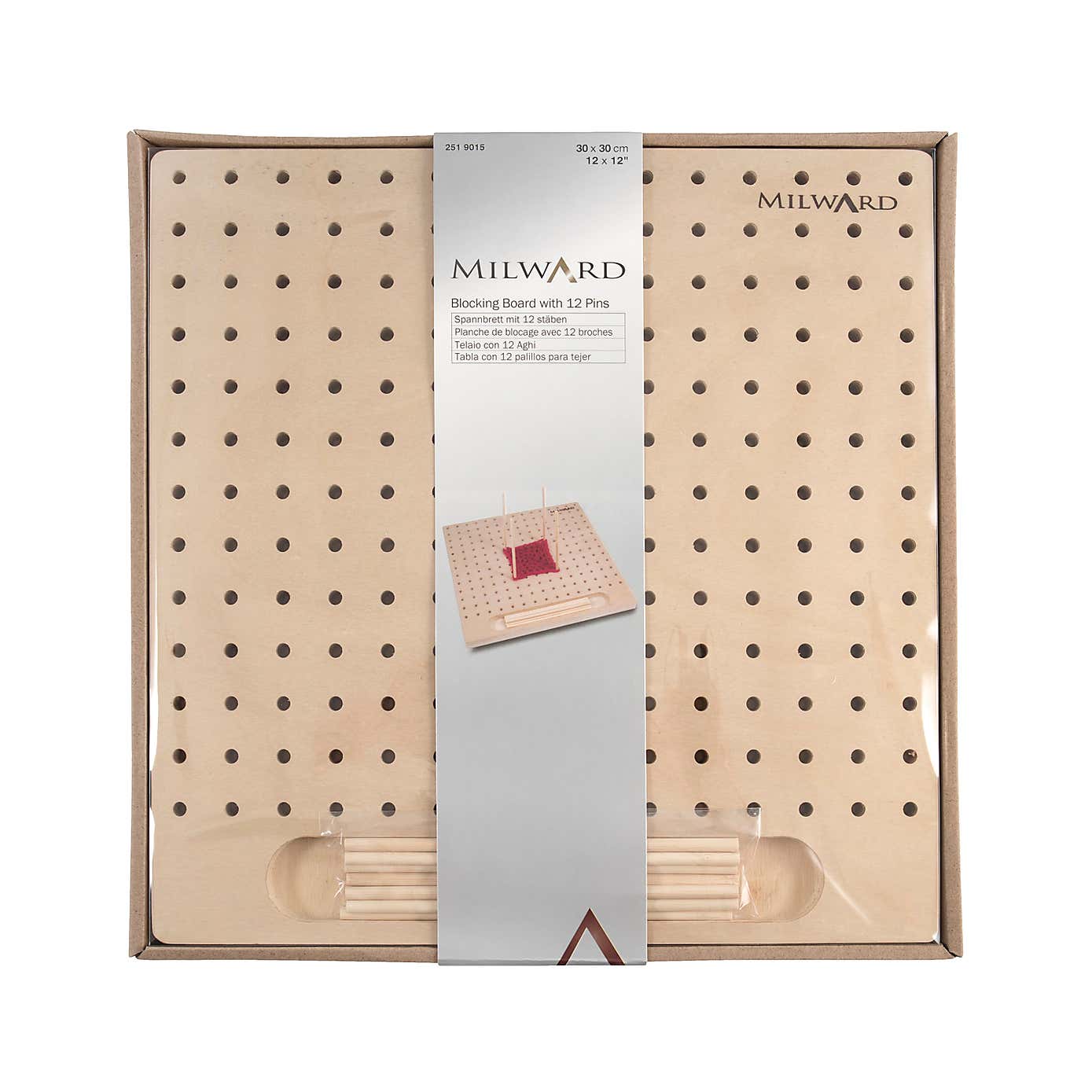 Blocking Board with 12 Pins