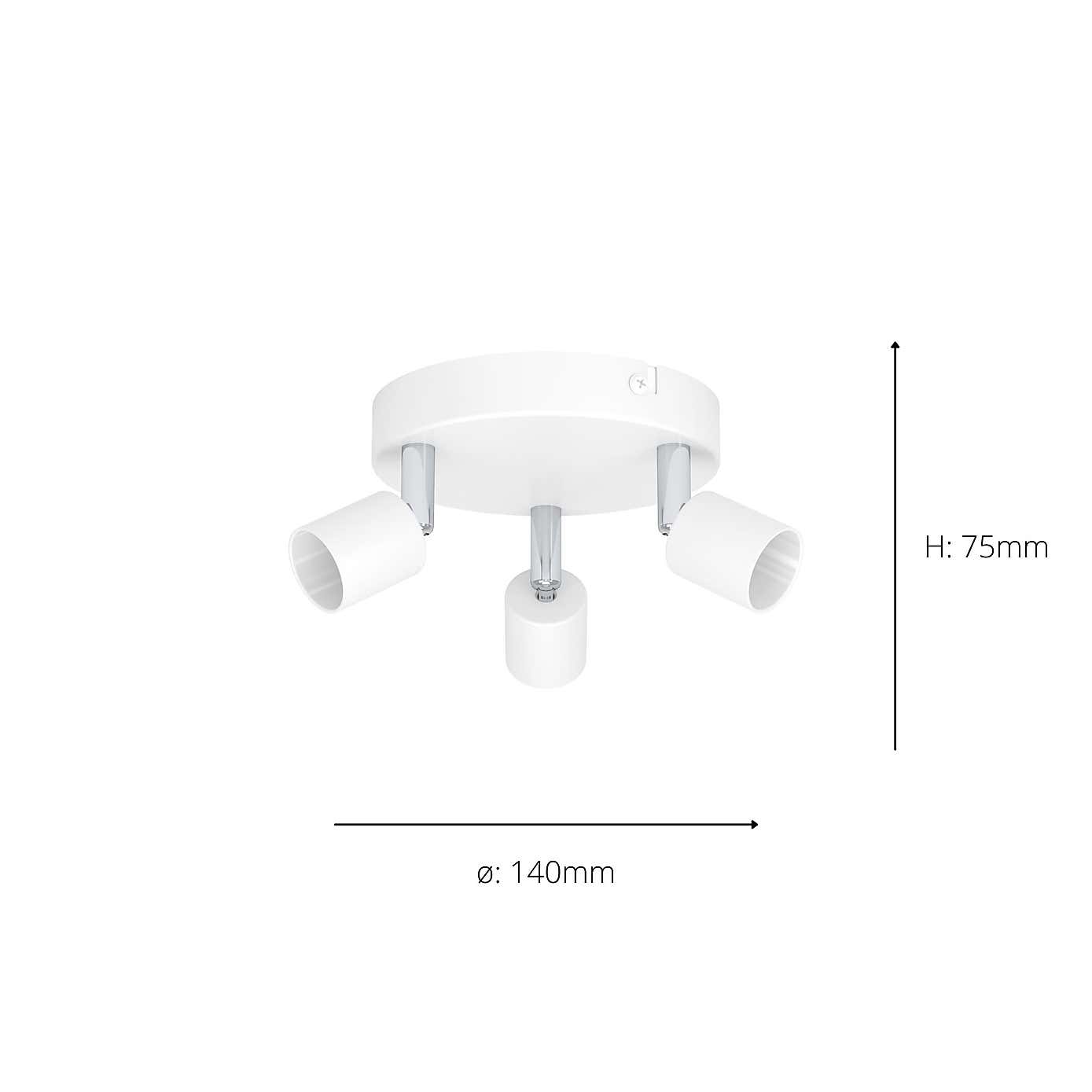 EGLO Stecci-E 3 Light Adjustable Spotlight