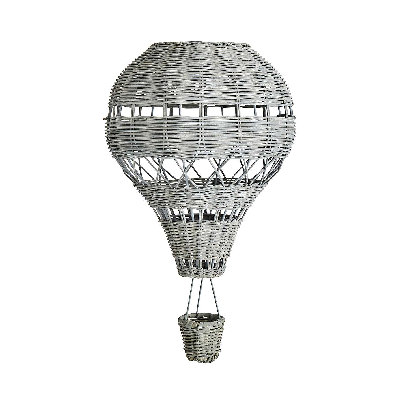 Hot Air Balloon Rattan Easy Fit Pendant Shade