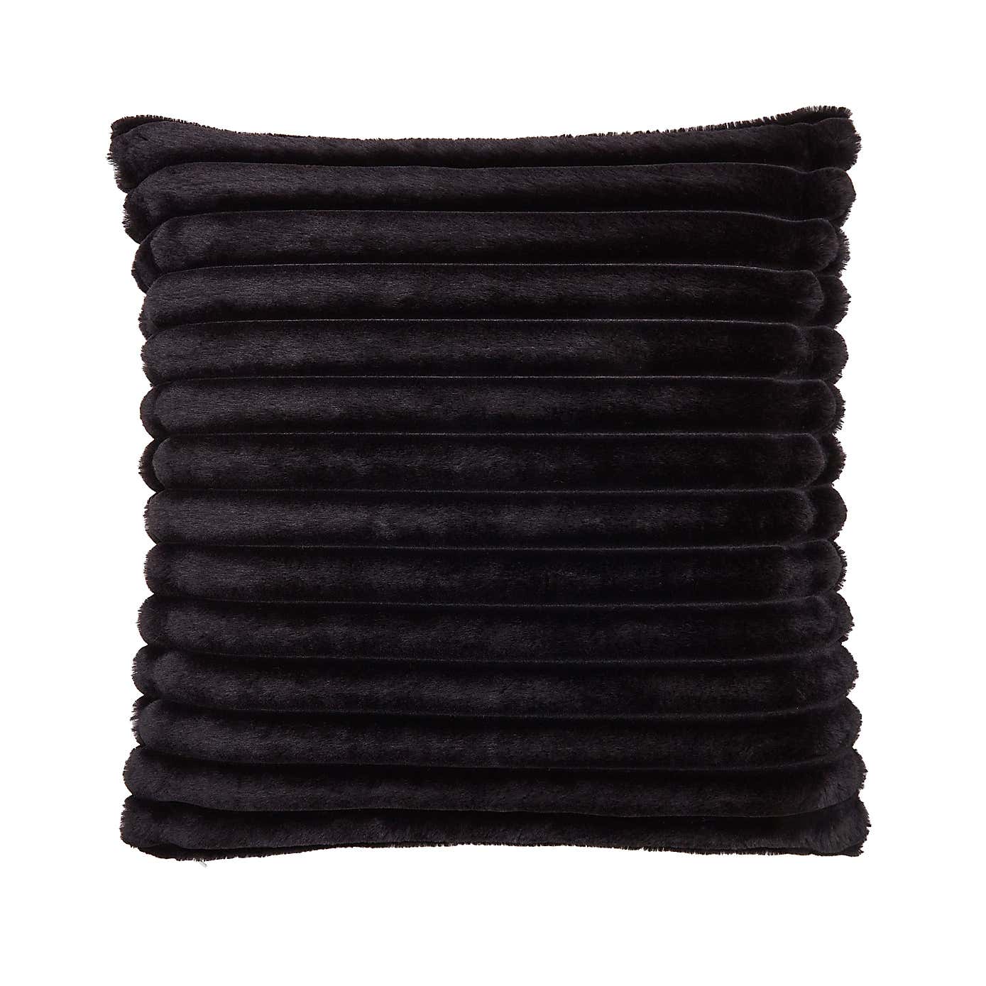 Catherine Lansfield Cosy Ribbed Square Cushion