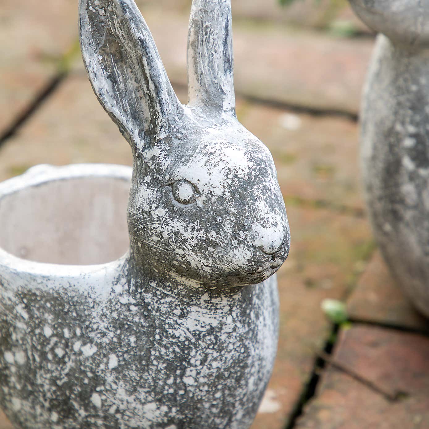 Bonington Bunny Cement Plant Pot