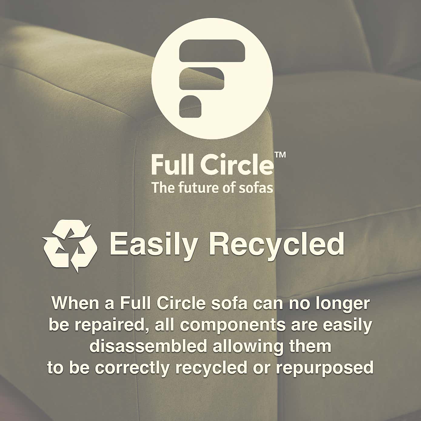 Full Circle Austin Luxury Velvet Modular Corner Piece