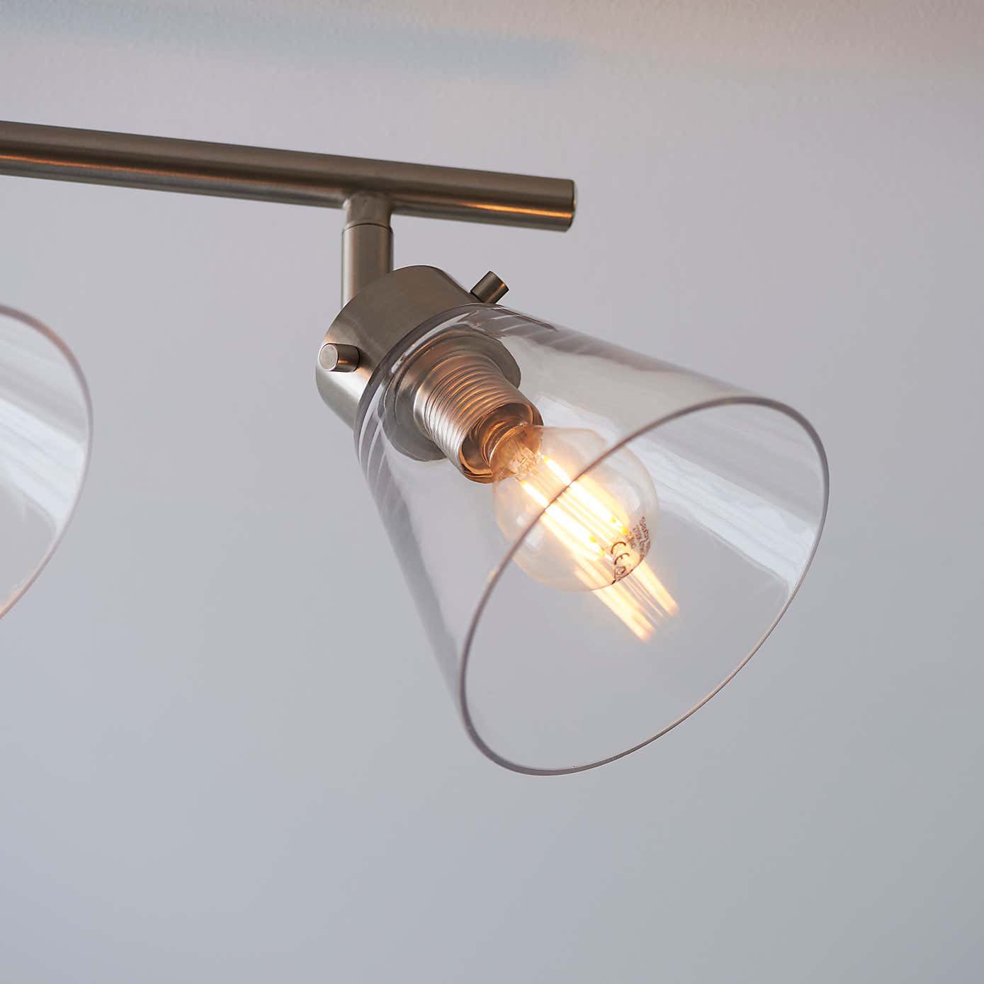 Delavin 4 Light Satin Nickel Spotlight Bar