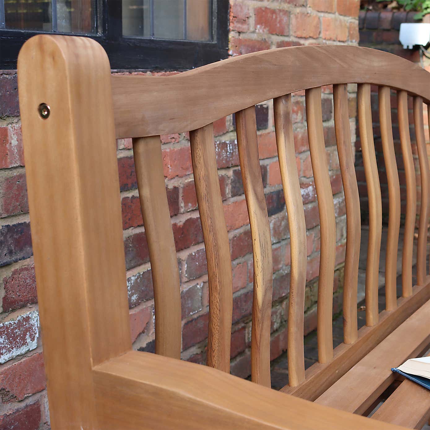 A.Mir Lytham Outdoor 3 Seater Dining Bench