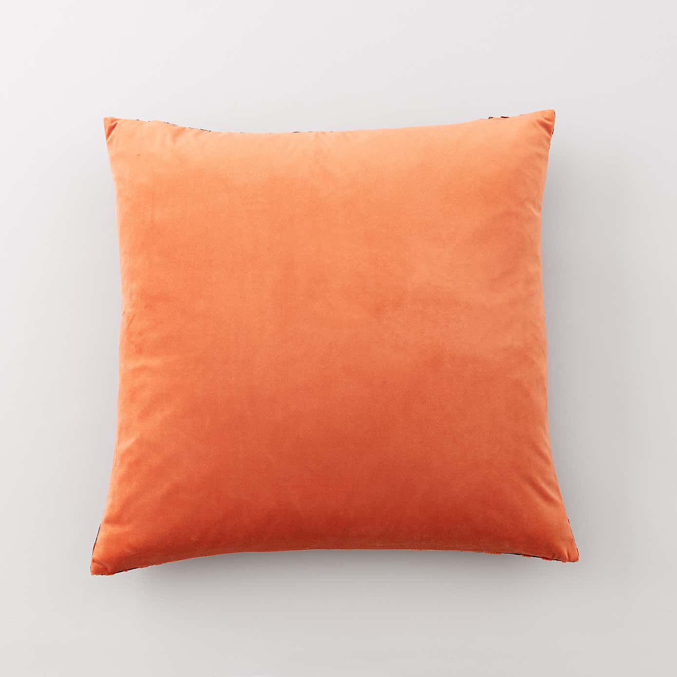 Animal Cut Velvet Copper Cushion Cover