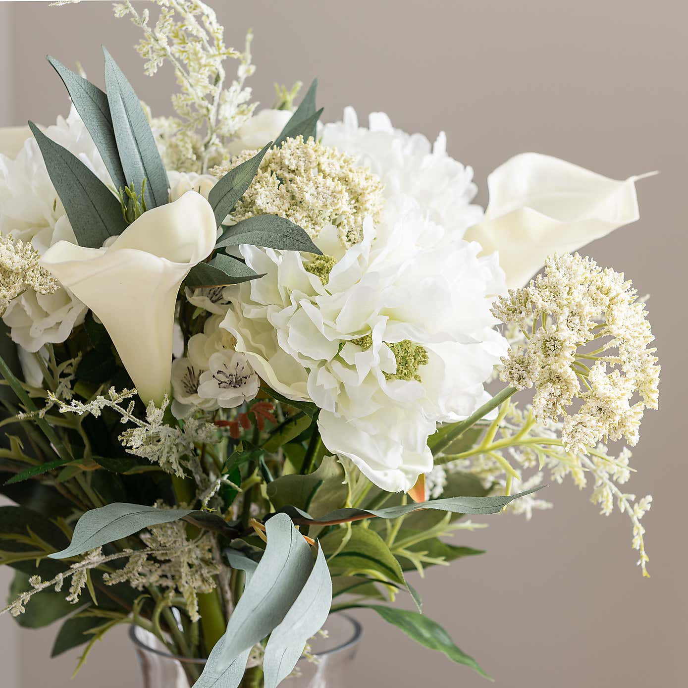 Artificial White Lily Luxury Bouquet