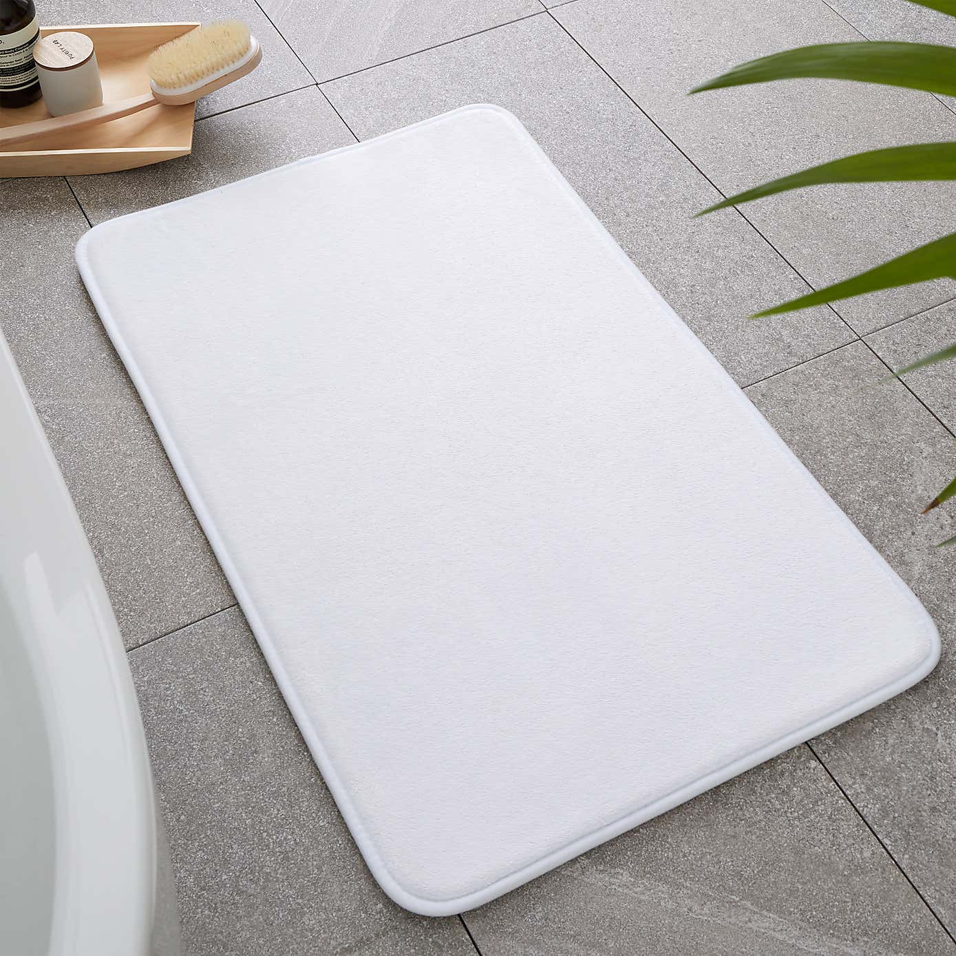 Catherine Lansfield Anti Bacterial Memory Foam Bath Mat