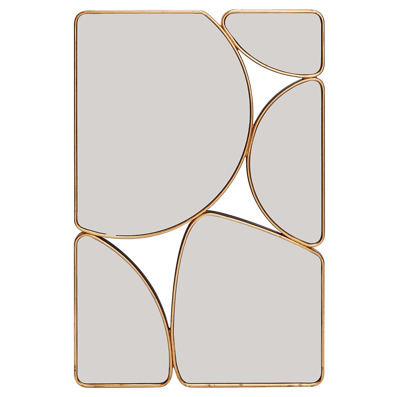 Multi Pebble Rectangle Wall Mirror