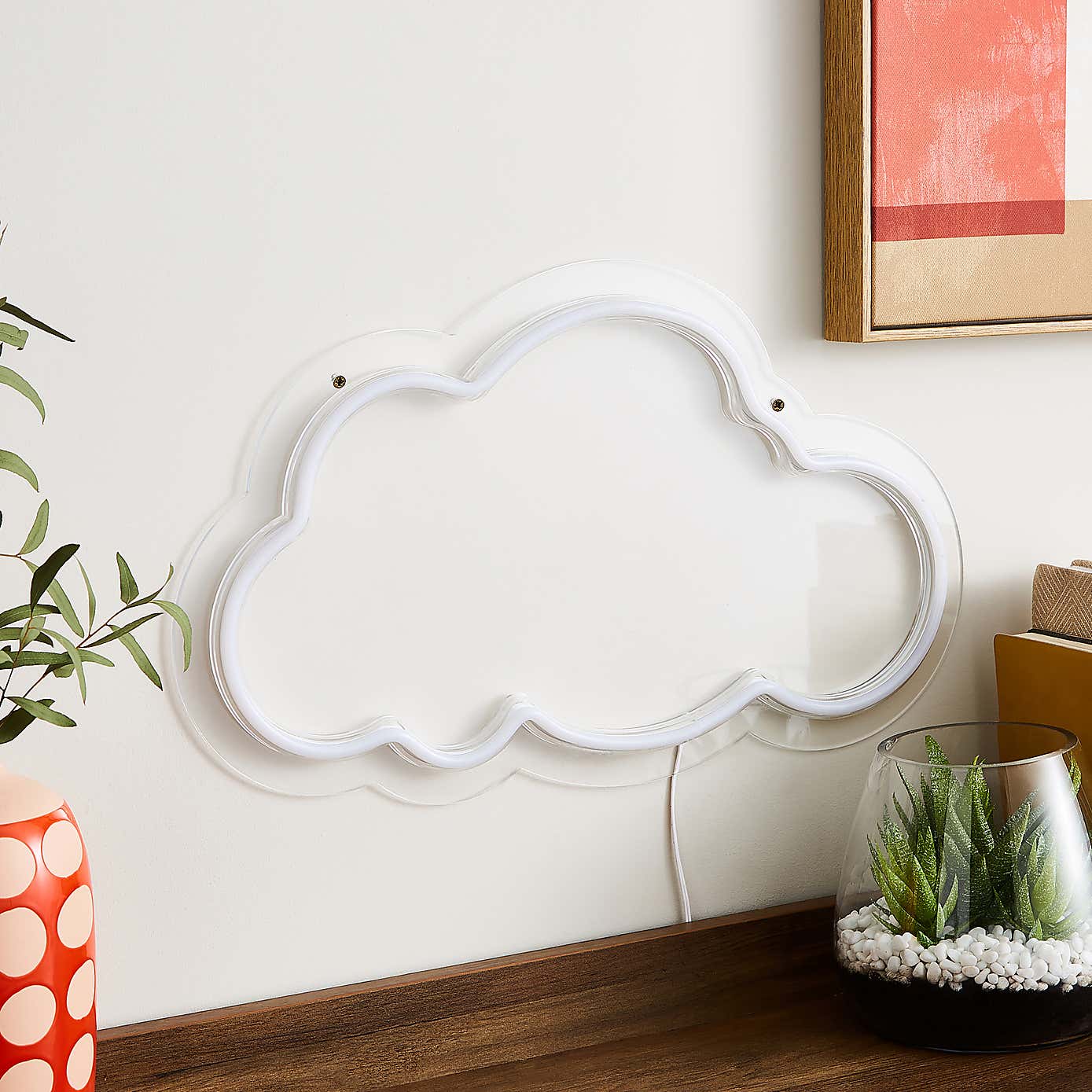 Cloud Neon Wall Light