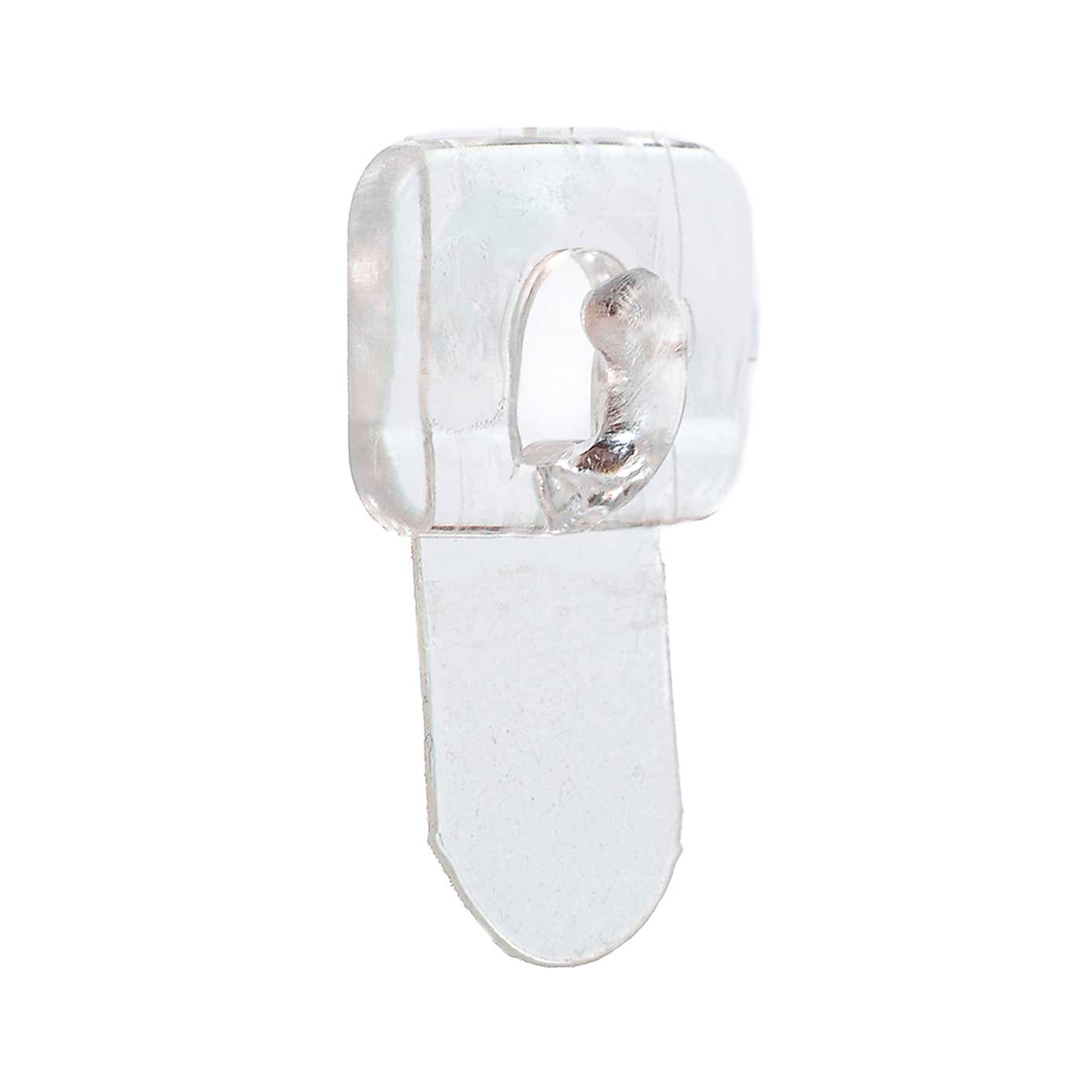 Wall Gard XSmall Cable Tidy Hooks Pack of 18 Clear