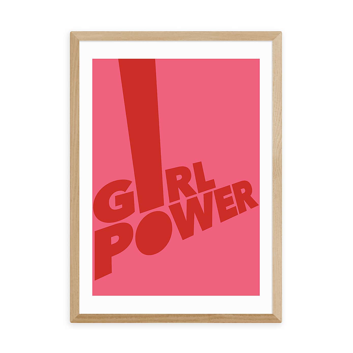 East End Prints Girl Power Framed Print
