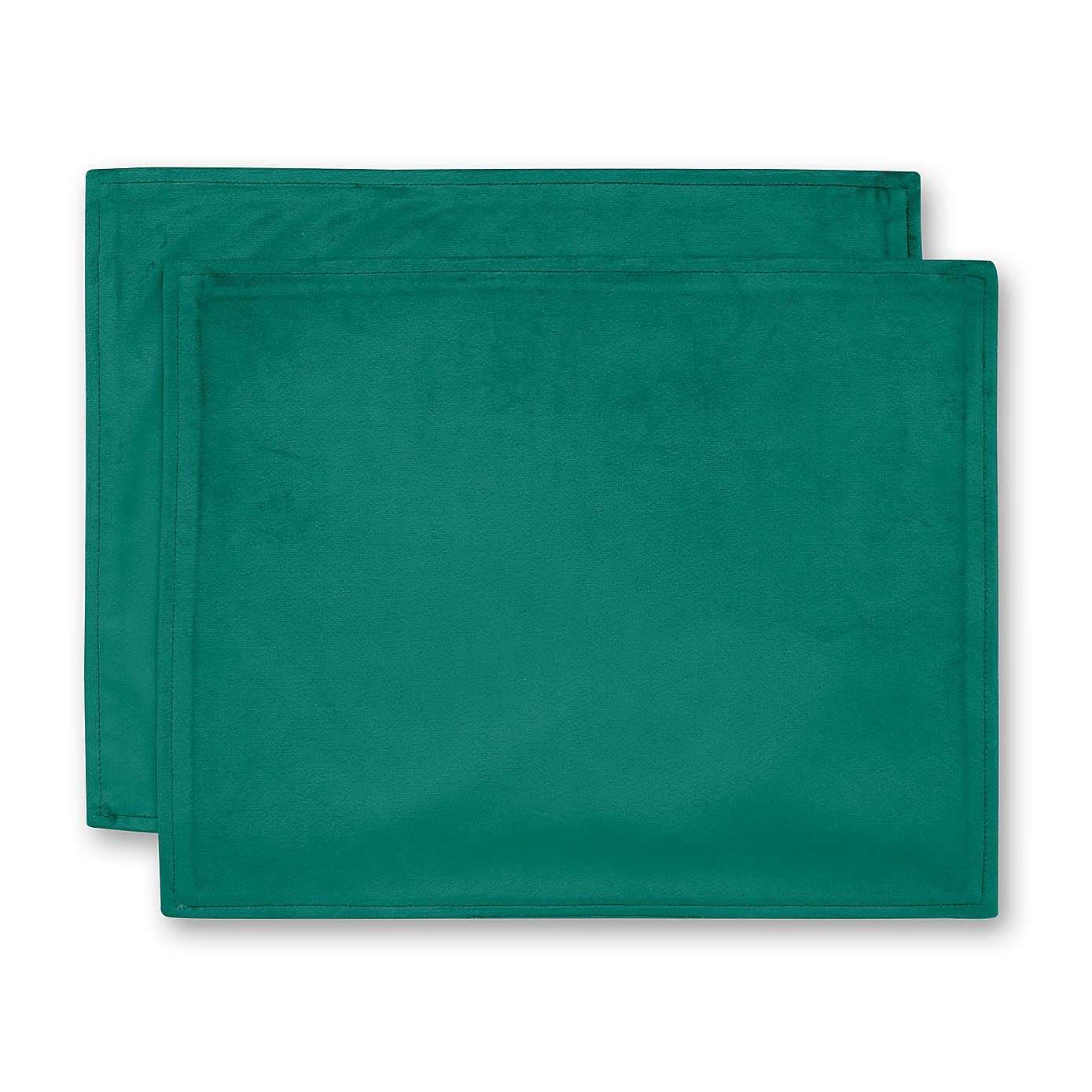 Set of 2 Recycled Velour Placemats