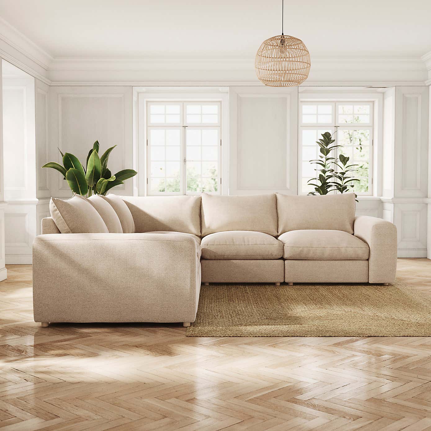 Austin Tonal Weave Full Corner, Natural