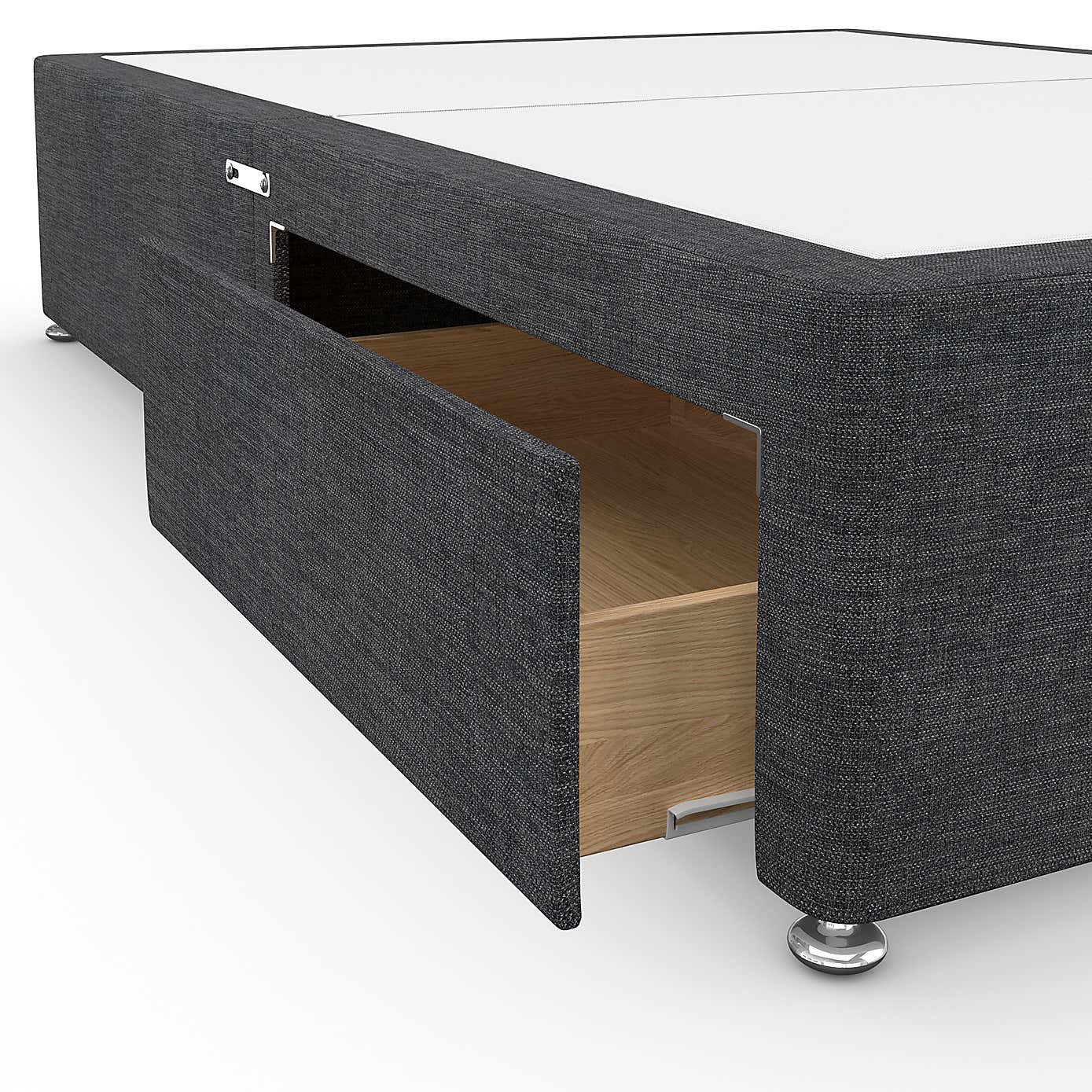 Essentials Woven Fabric Divan Base