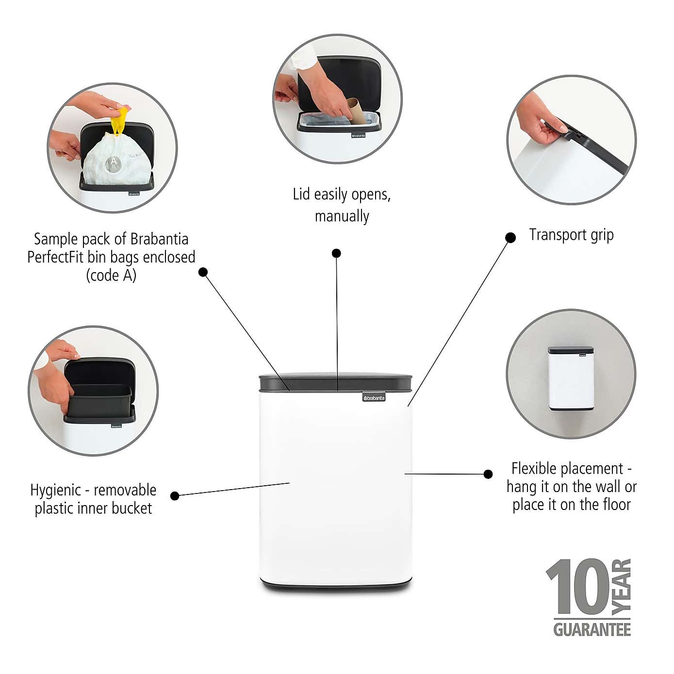 Brabantia Bo 4L Waste Bin