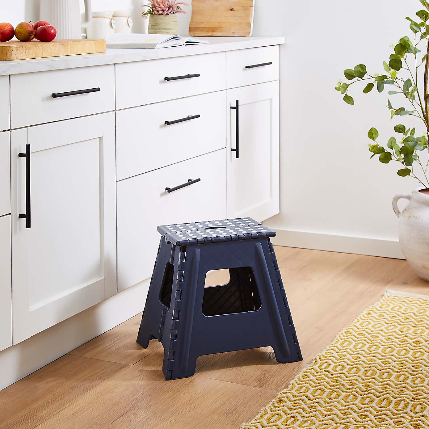 Large Navy Step Stool