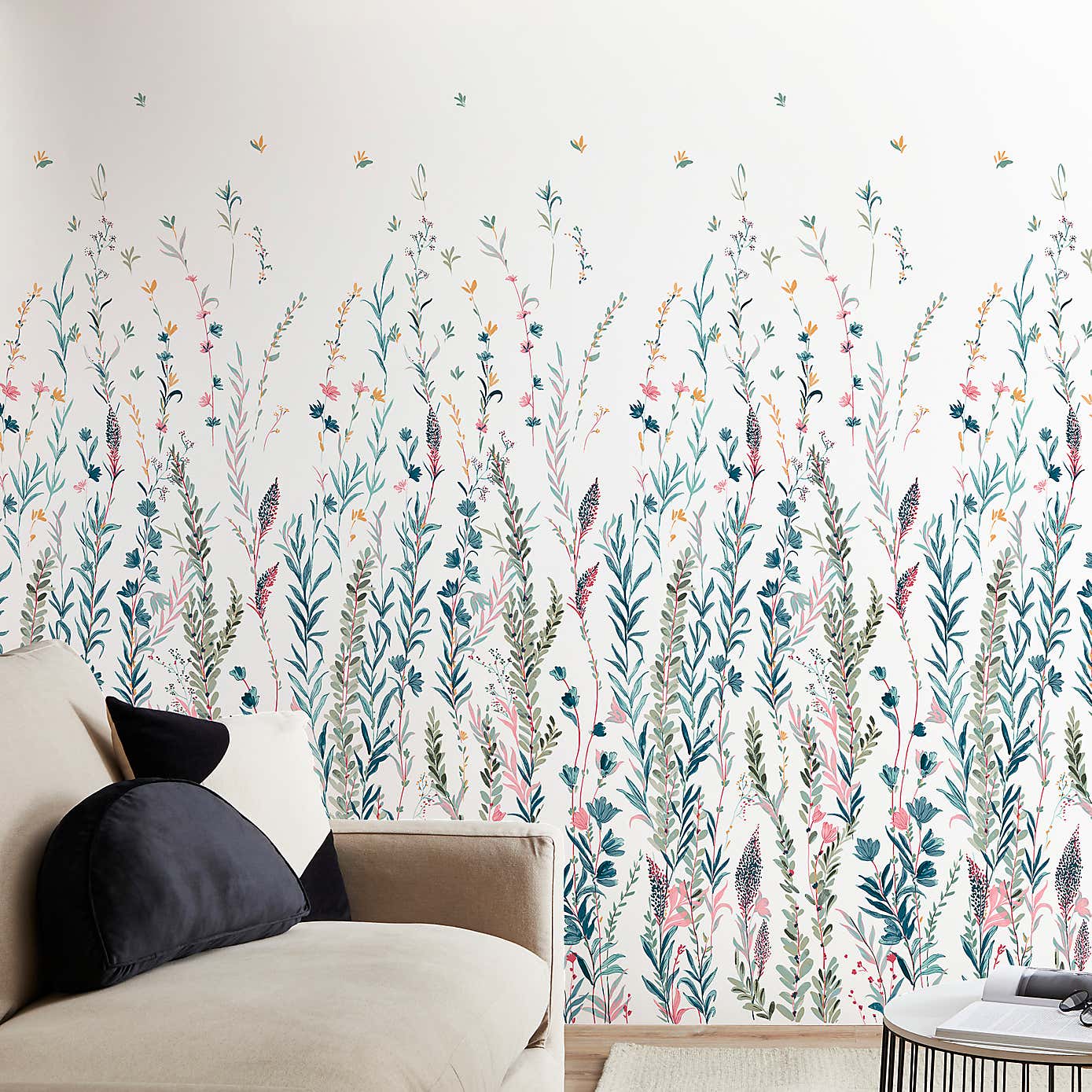 Whimsical Botanical Mural