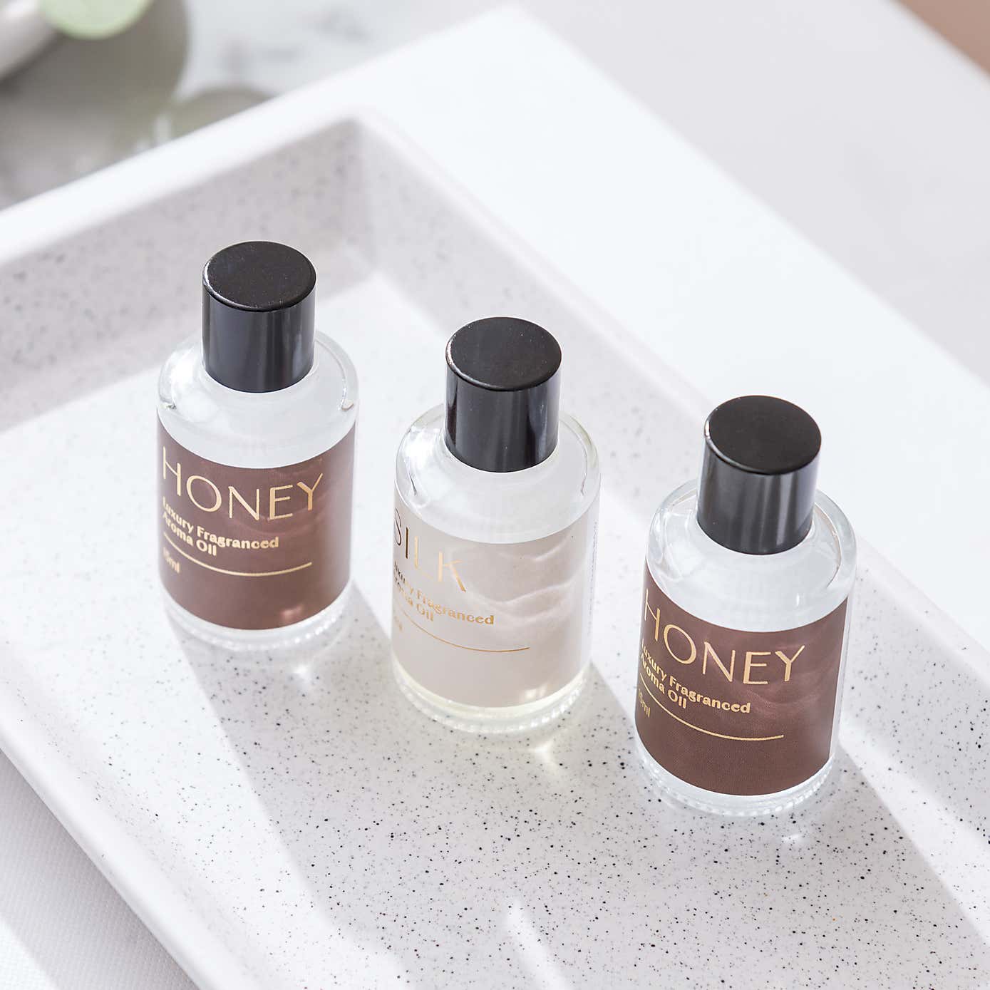 Set of 3 Honey & Silk Aroma Oils