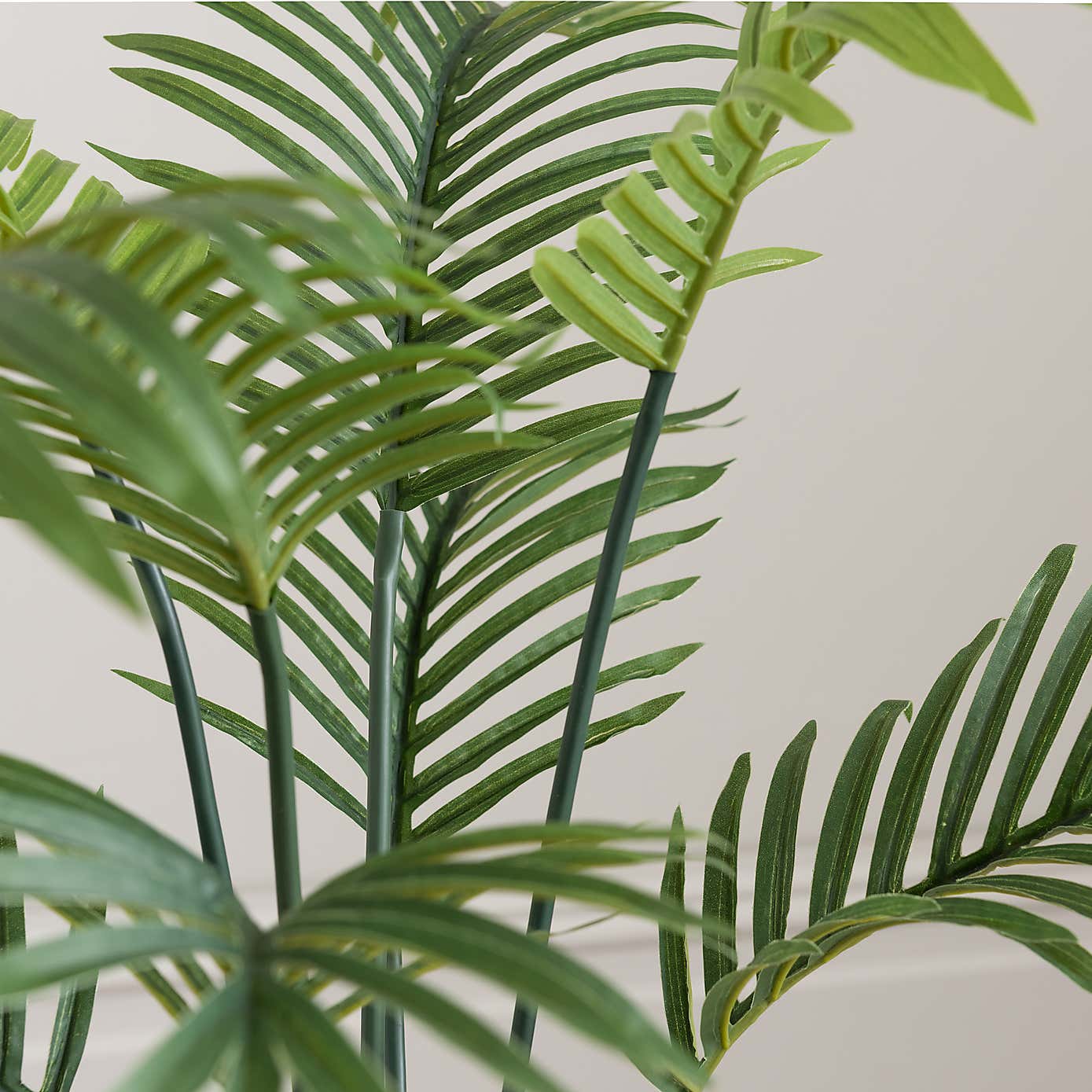 Artificial Areca Palm in Black Plant Pot