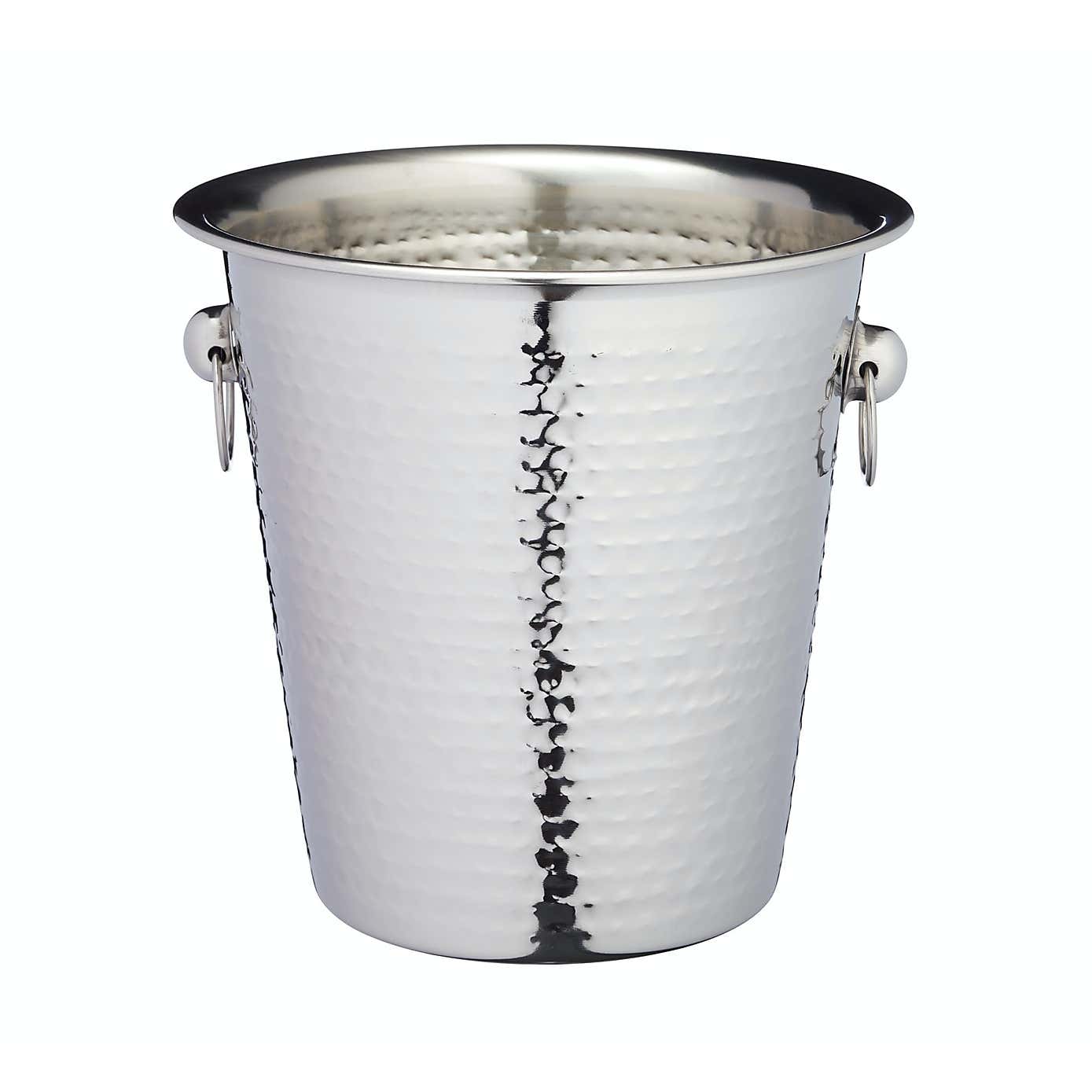 BarCraft Hammered Champagne Bucket