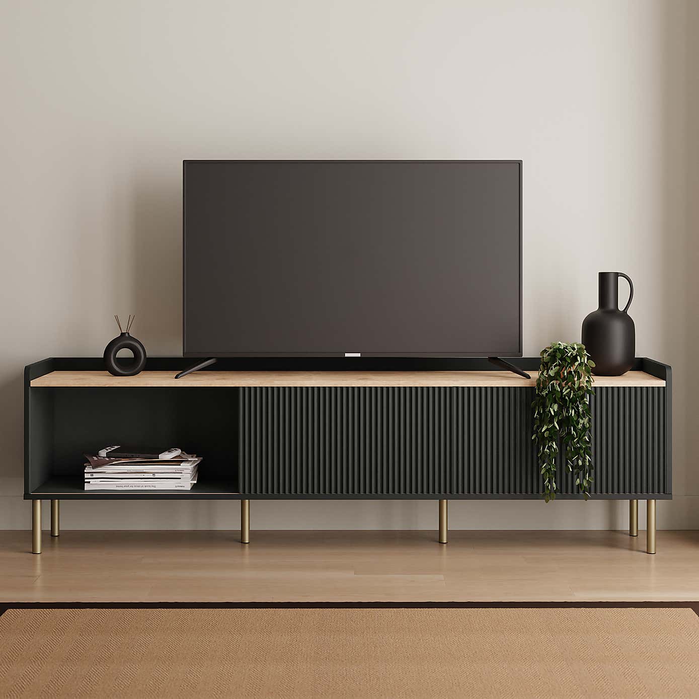Georgi Extra Wide TV Unit Black