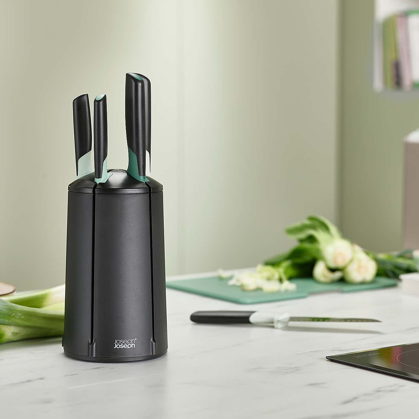 Joseph Joseph Elevate Knives Carousel Sage