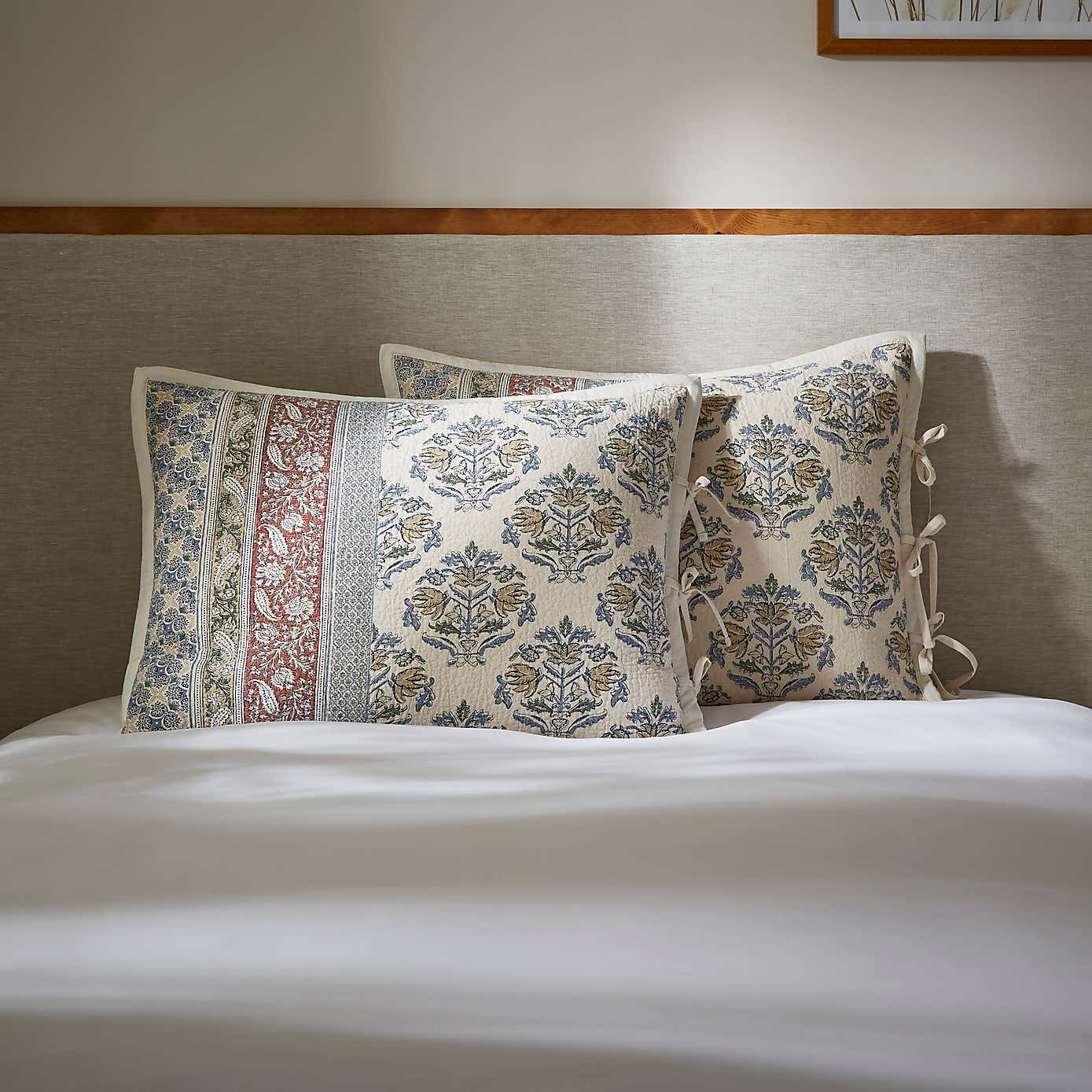 Dorma Deauville 100% Cotton Patchwork Pillow Sham