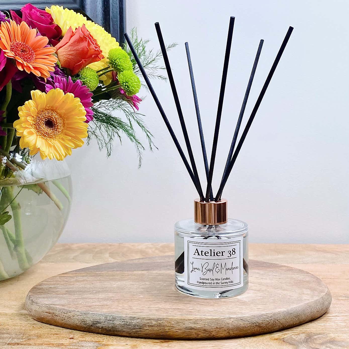 Atelier 38 Lime Basil & Mandarin Reed Diffuser